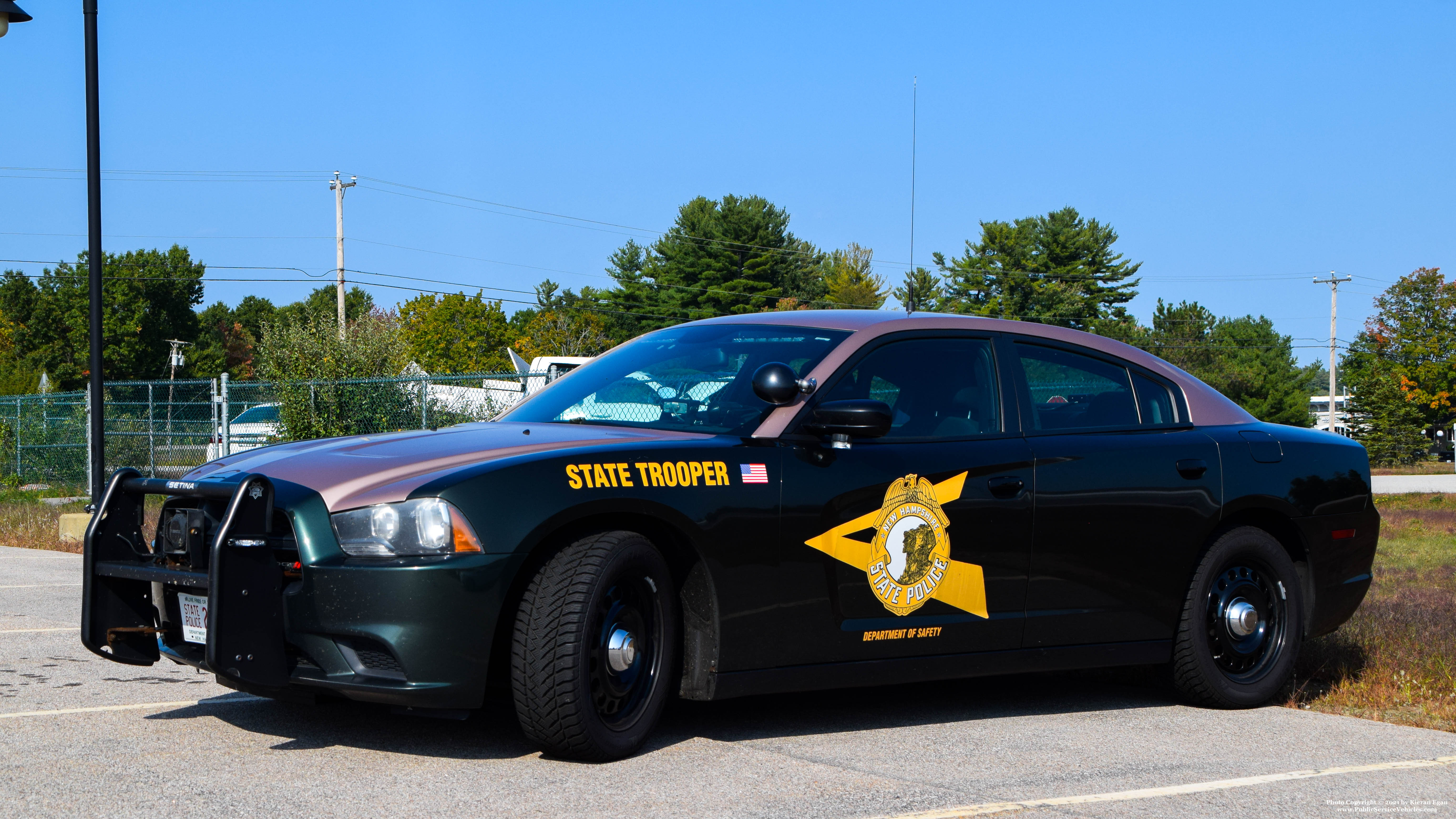 A photo  of New Hampshire State Police
            Cruiser 297, a 2014 Dodge Charger             taken by Kieran Egan