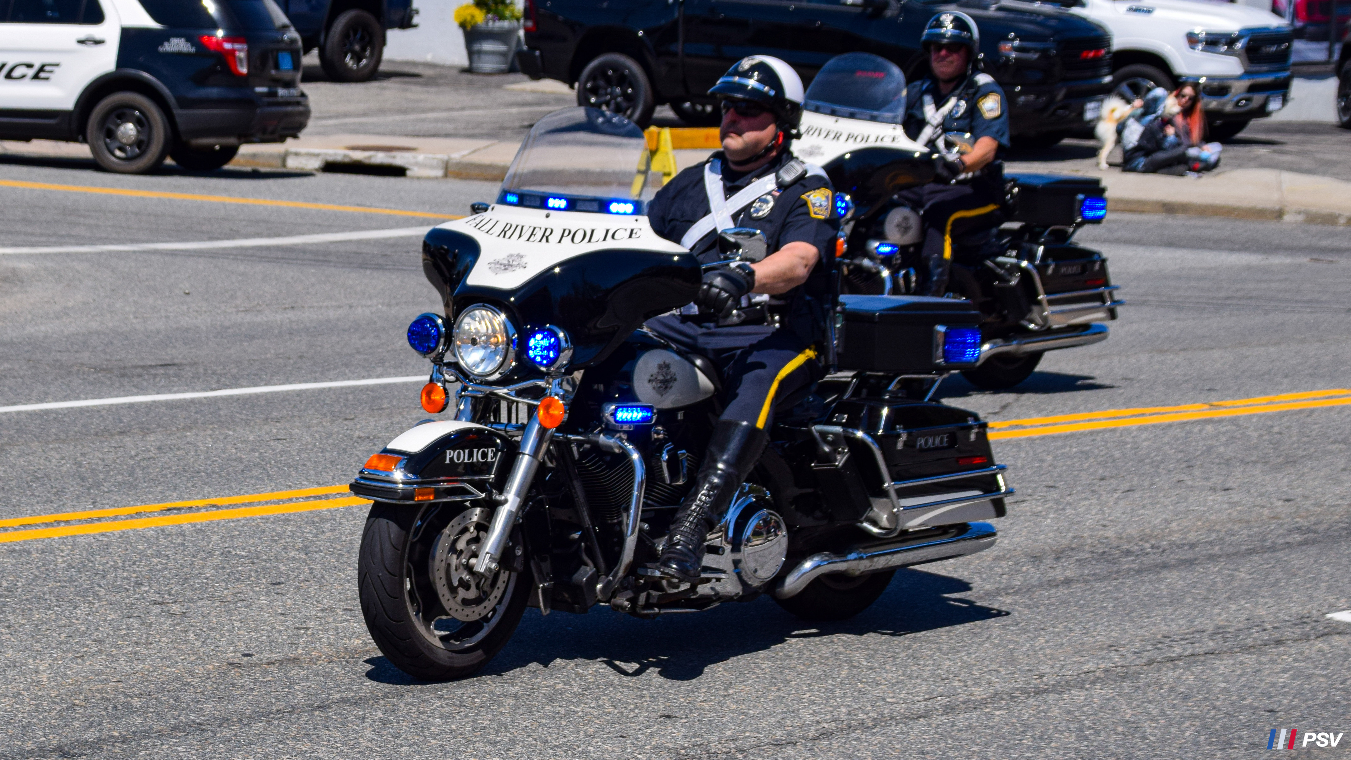 A photo  of Fall River Police
            Motorcycle 2, a 2011 Harley-Davidson Electra Glide             taken by Kieran Egan