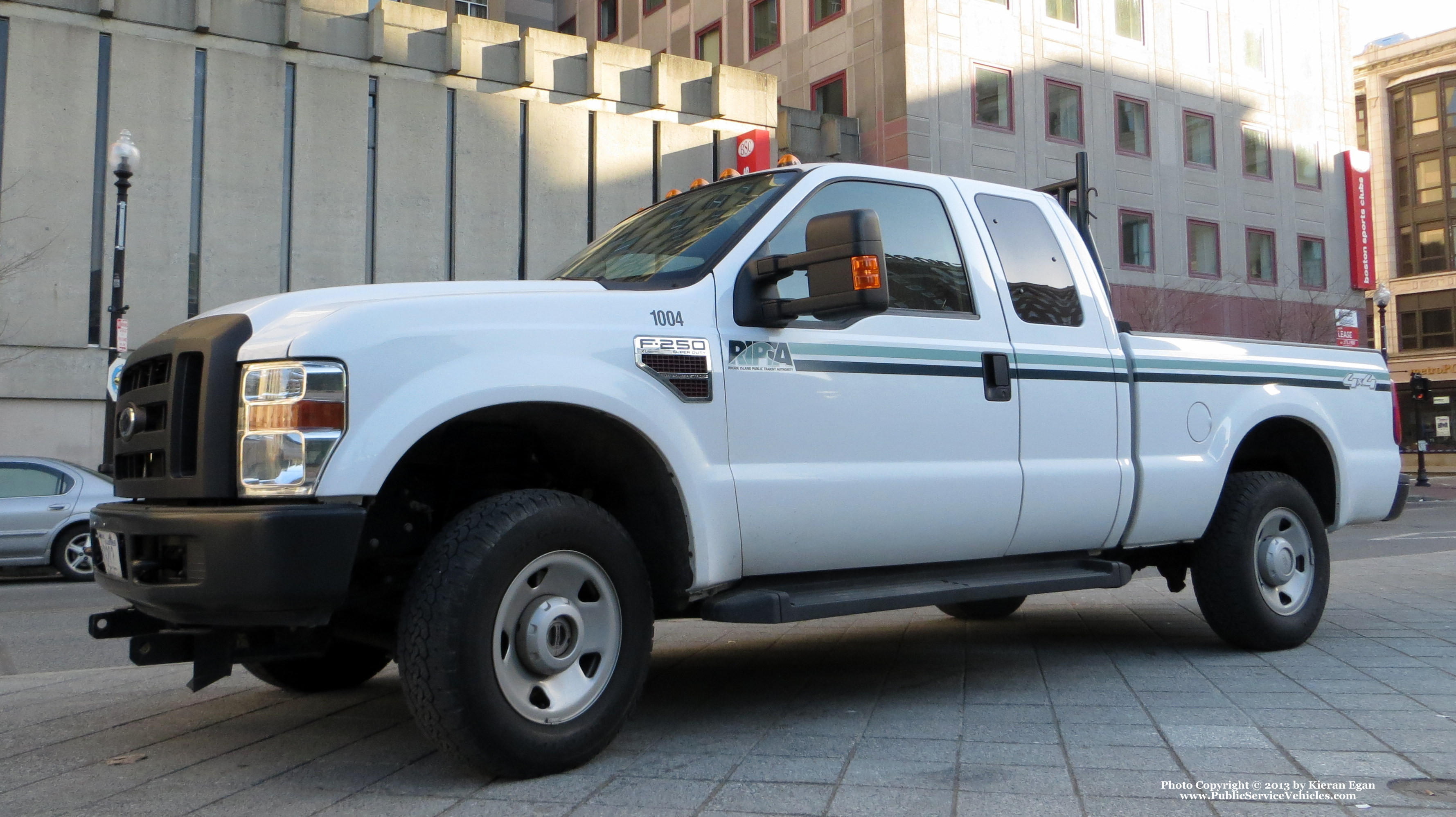 A photo  of Rhode Island Public Transit Authority
            Truck 41004, a 2010 Ford F-250 XL Super Cab             taken by Kieran Egan