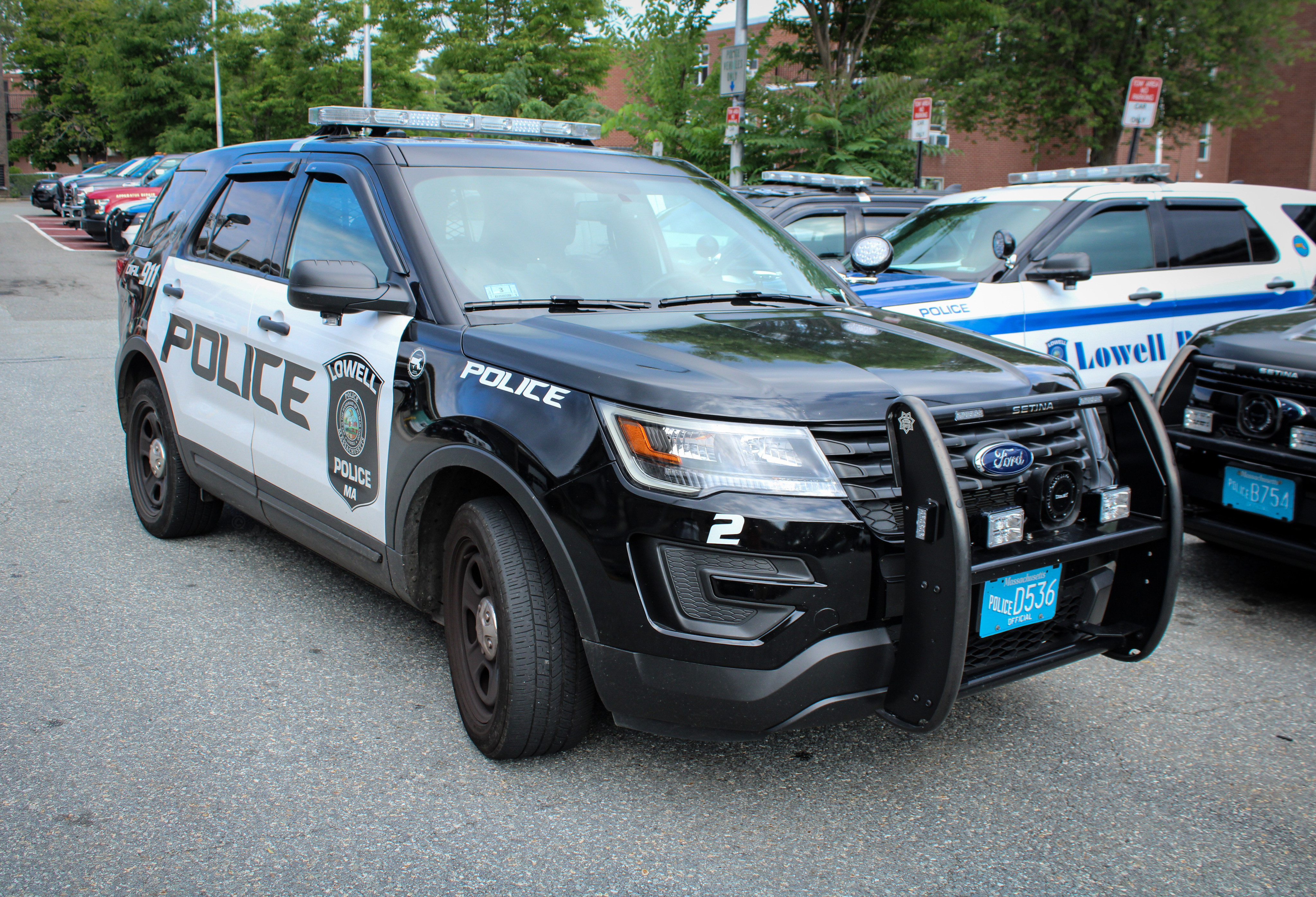 A photo  of Lowell Police
            Car 2, a 2017 Ford Police Interceptor Utility             taken by Nicholas You