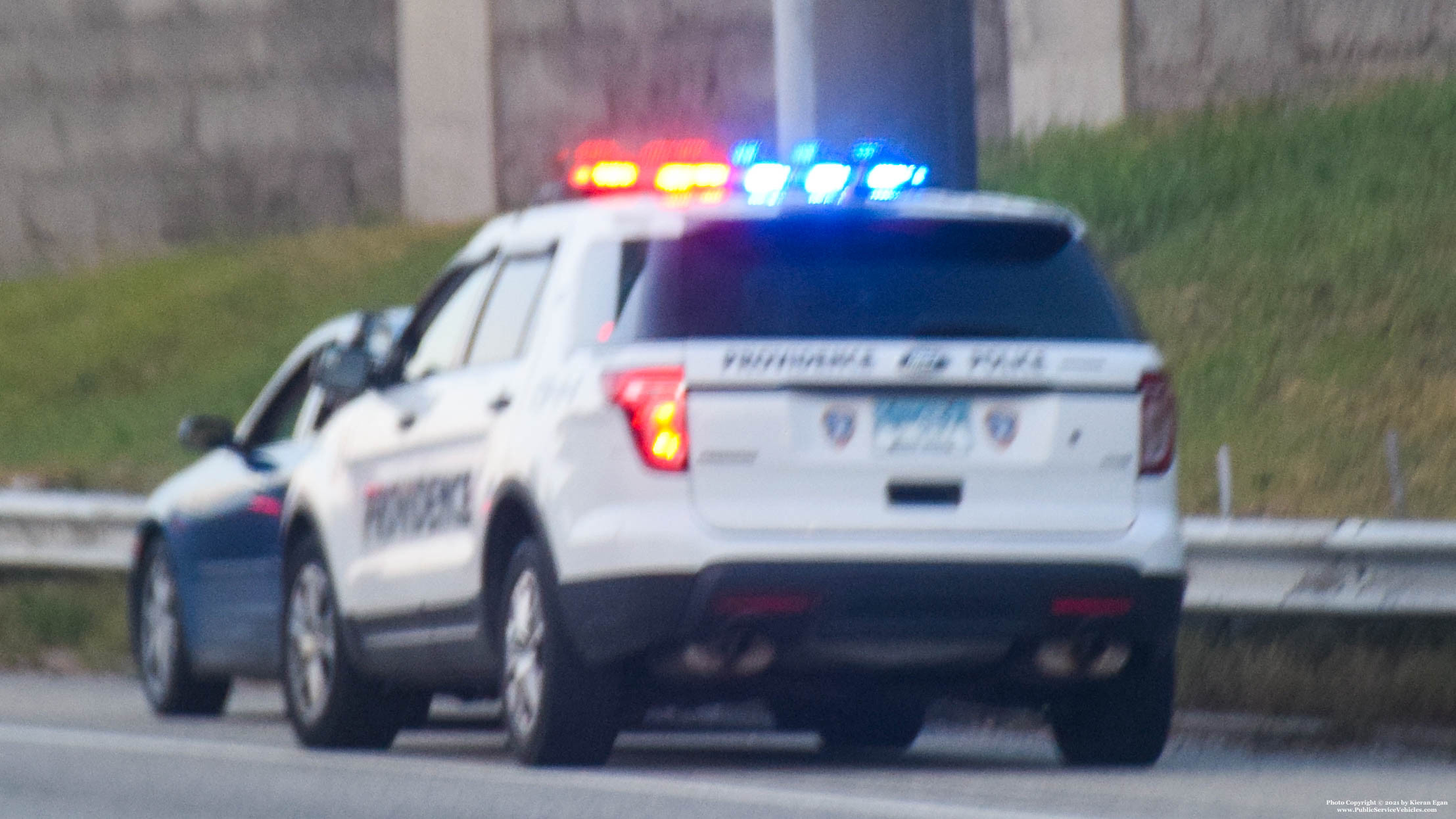 A photo  of Providence Police
            Cruiser 857, a 2015 Ford Police Interceptor Utility             taken by Kieran Egan