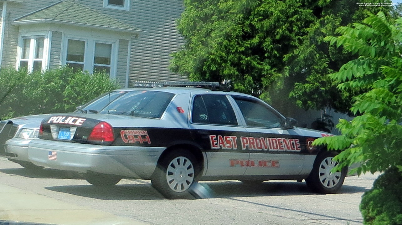 A photo  of East Providence Police
            Car 6, a 2011 Ford Crown Victoria Police Interceptor             taken by Kieran Egan