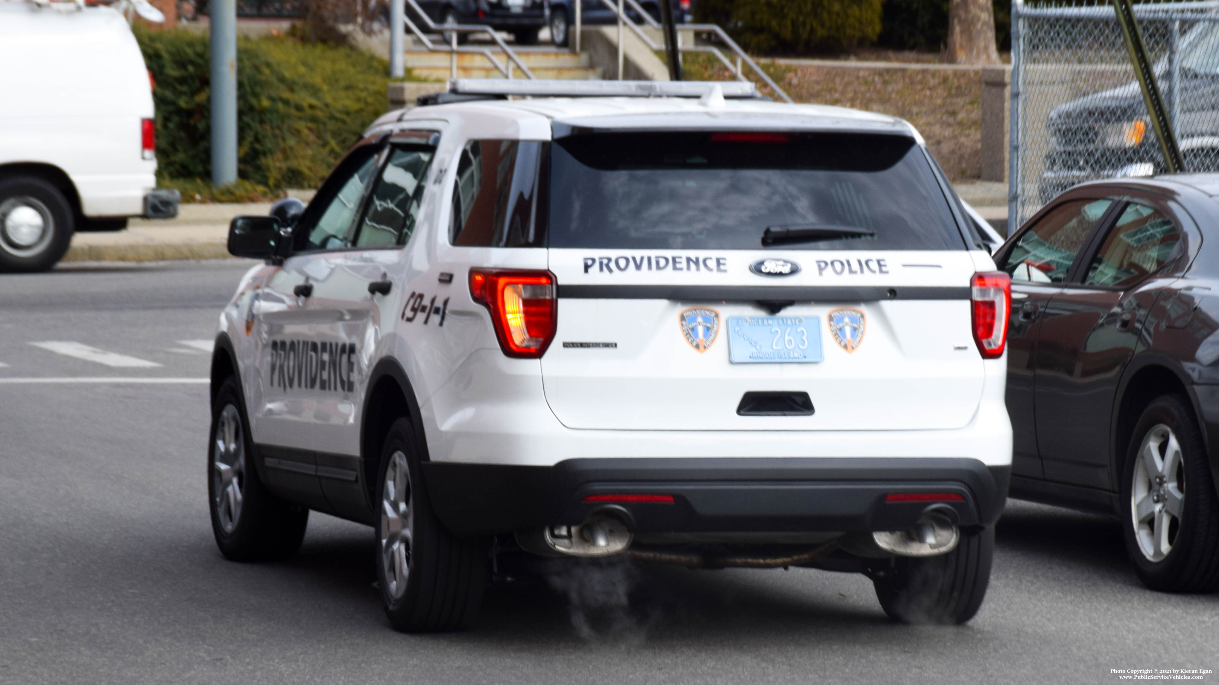 A photo  of Providence Police
            Cruiser 263, a 2017 Ford Police Interceptor Utility             taken by Kieran Egan