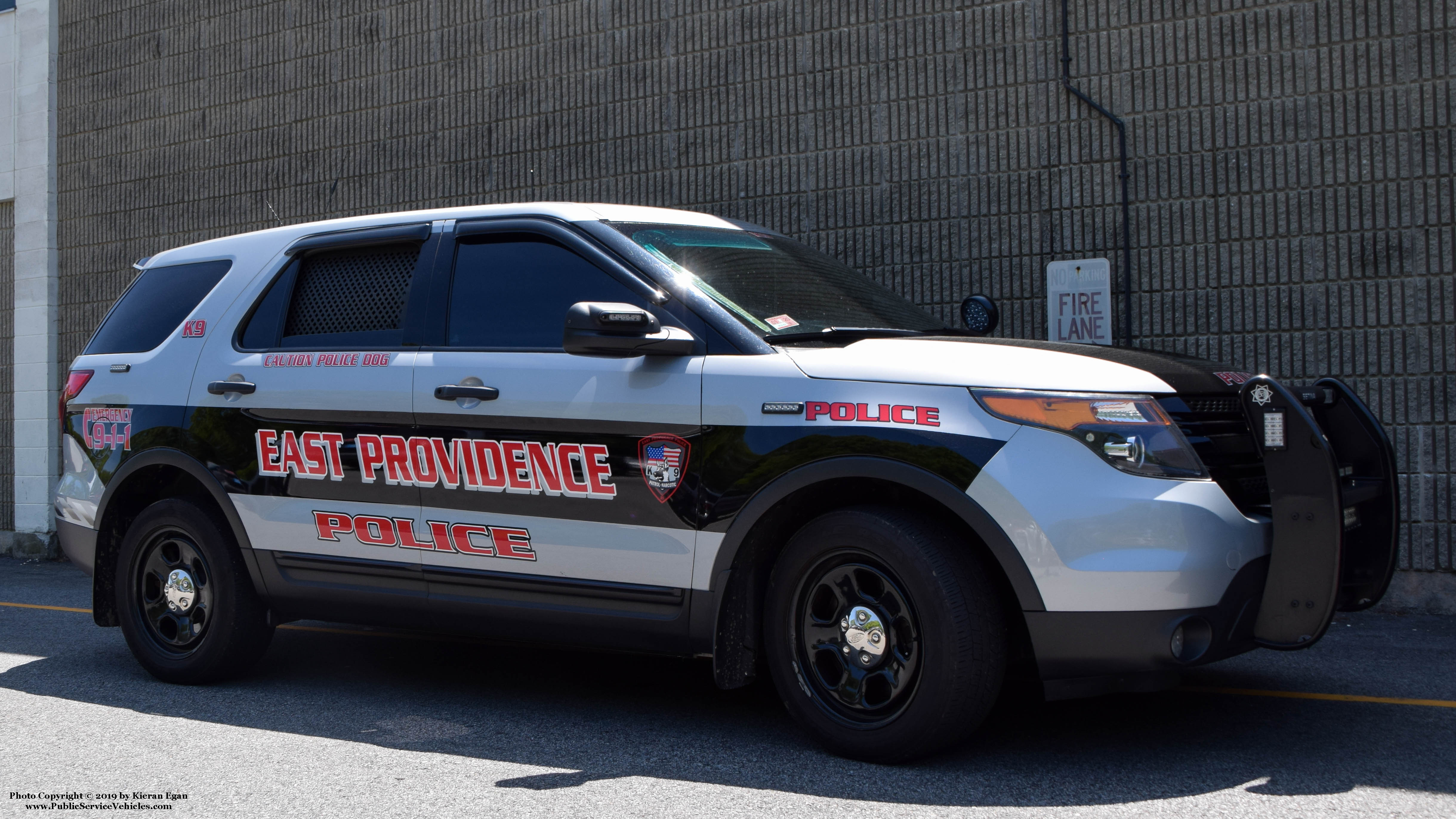 A photo  of East Providence Police
            K-9 Unit, a 2014 Ford Police Interceptor Utility             taken by Kieran Egan