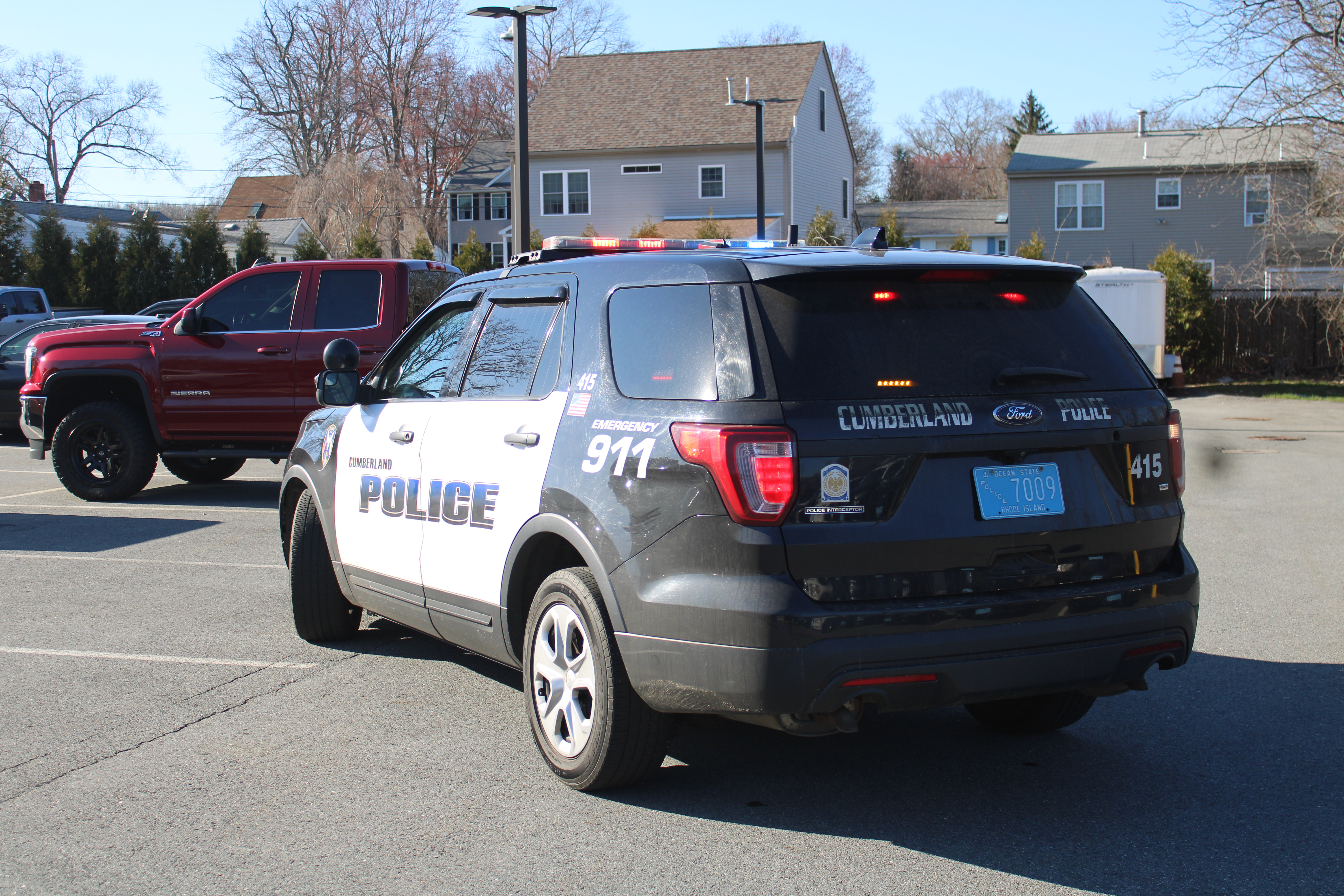 A photo  of Cumberland Police
            Cruiser 415, a 2018 Ford Police Interceptor Utility             taken by @riemergencyvehicles