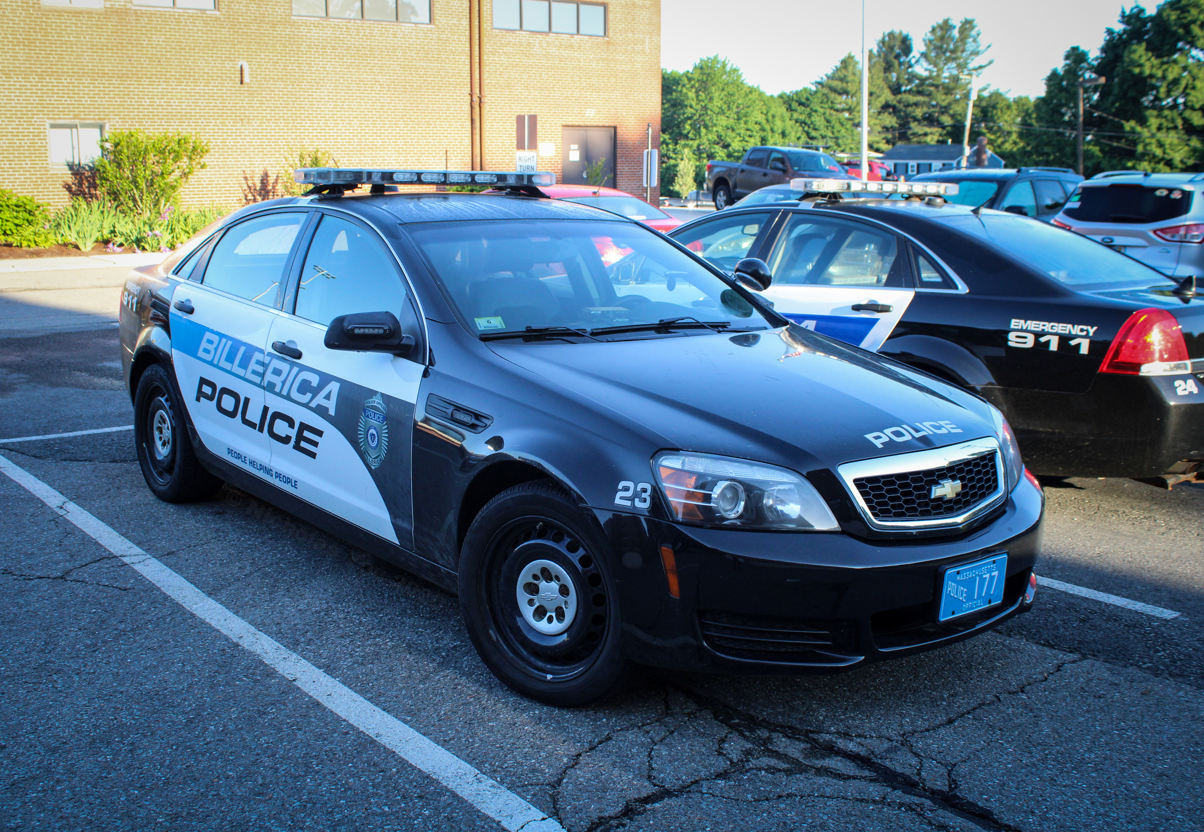 A photo  of Billerica Police
            Car 23, a 2013 Chevrolet Caprice             taken by Nicholas You