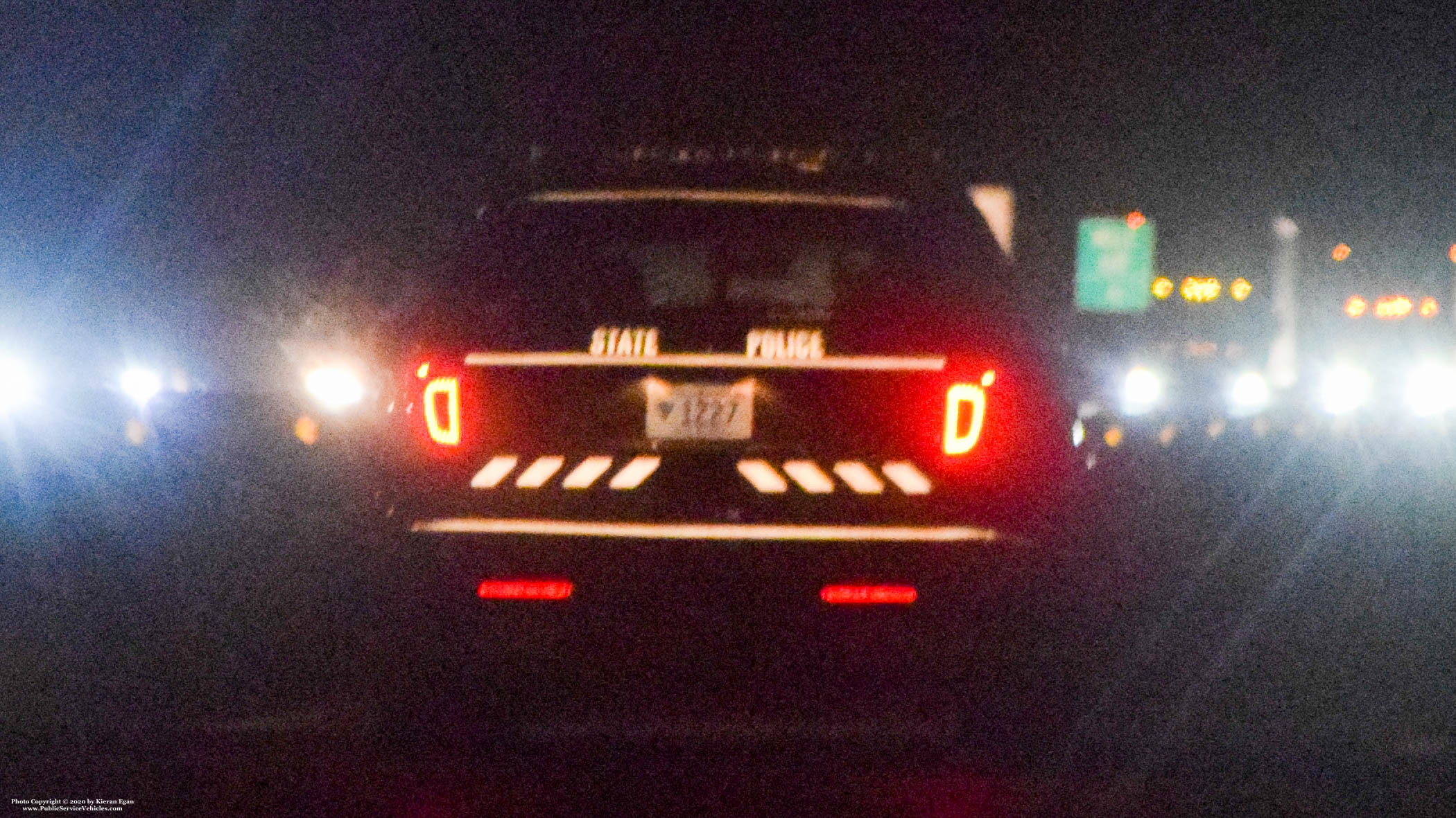 A photo  of Massachusetts State Police
            Cruiser 1227, a 2013-2015 Ford Police Interceptor Utility             taken by Kieran Egan