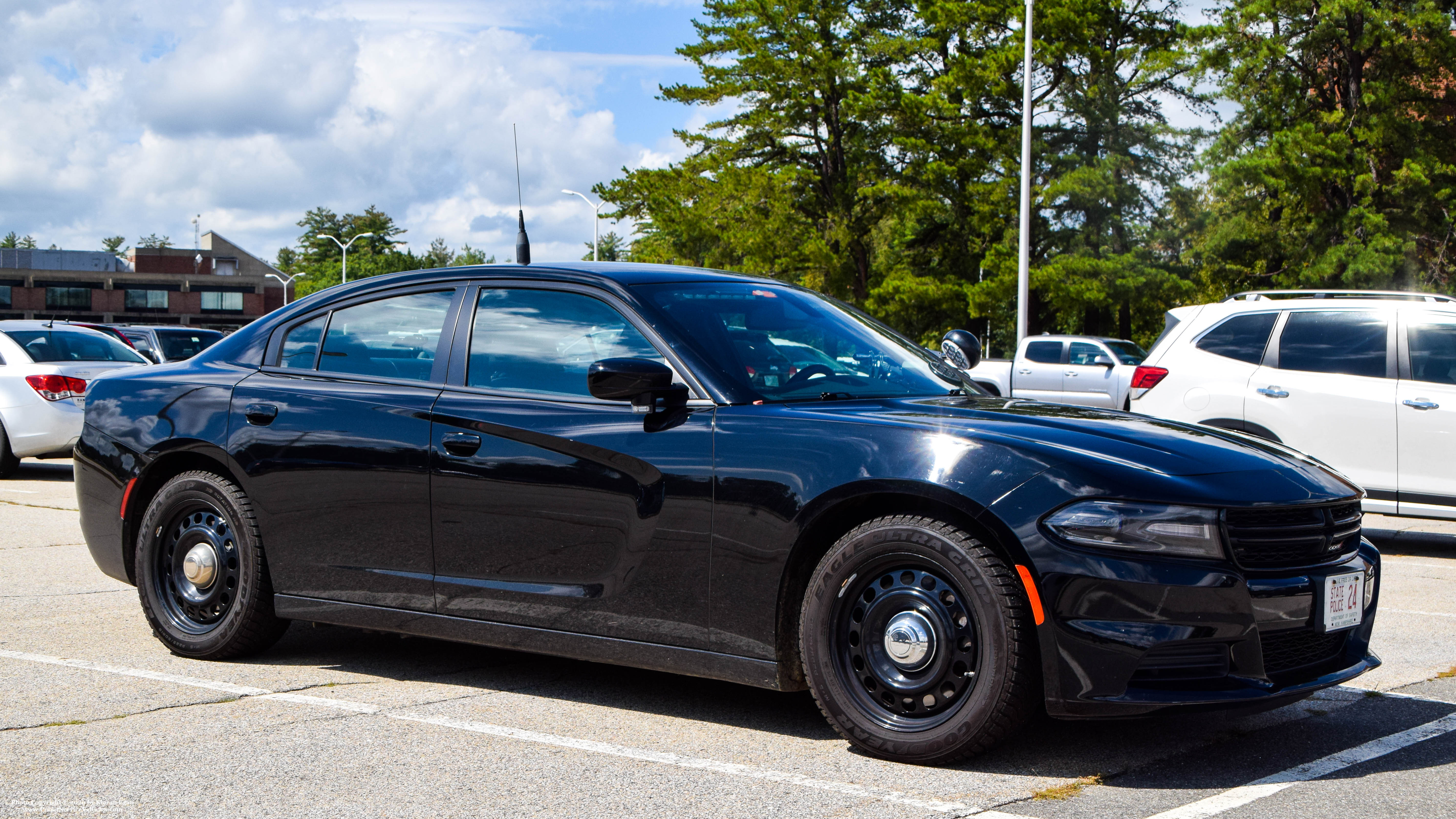 A photo  of New Hampshire State Police
            Cruiser 24, a 2015-2019 Dodge Charger             taken by Kieran Egan
