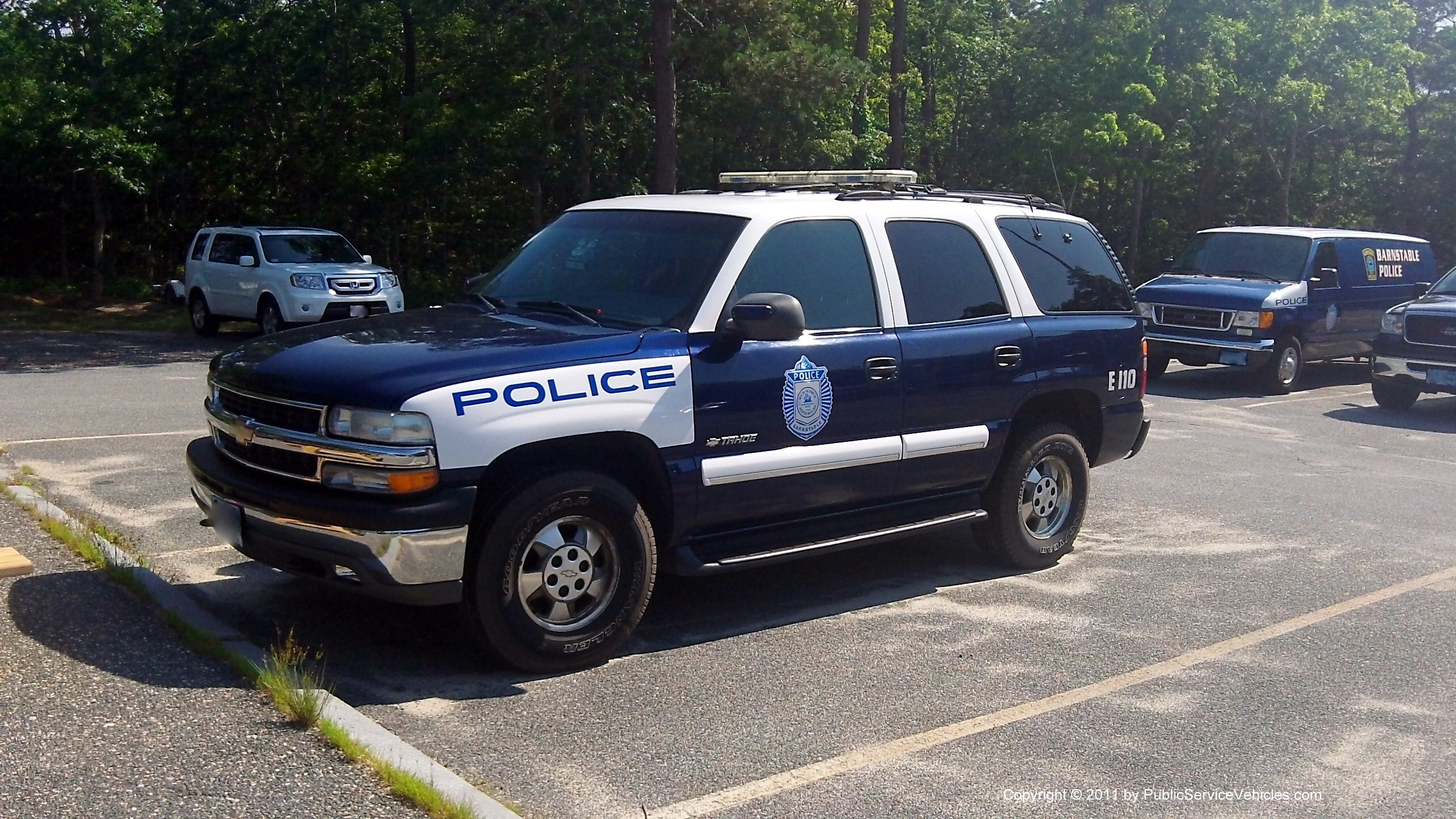 A photo  of Barnstable Police
            E-110, a 2000-2006 Chevrolet Tahoe             taken by Kieran Egan