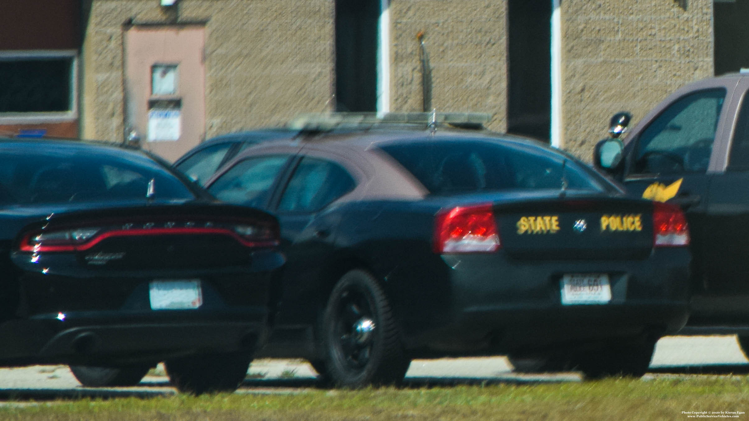 A photo  of New Hampshire State Police
            Cruiser 691, a 2006-2010 Dodge Charger             taken by Kieran Egan