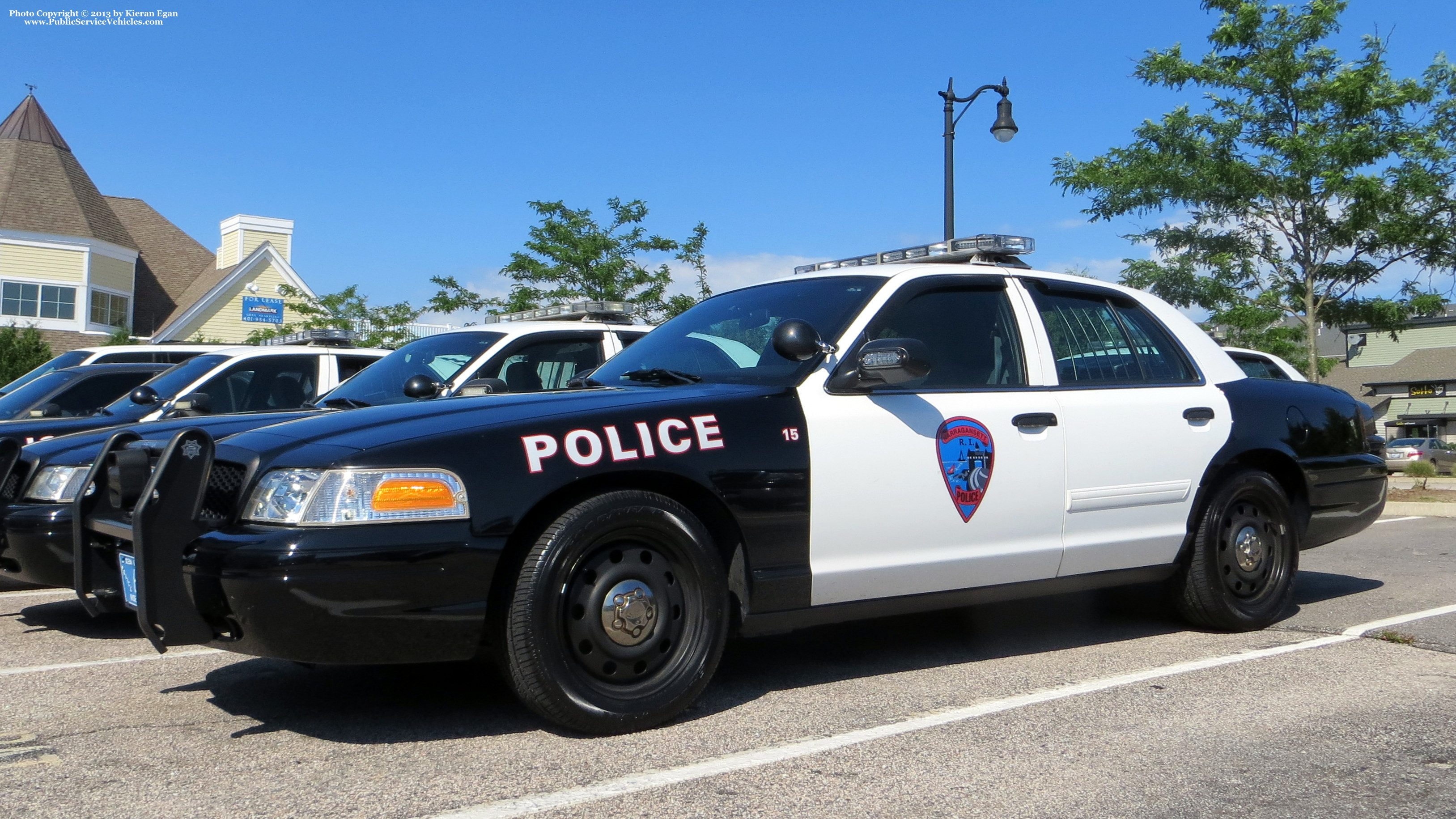 A photo  of Narragansett Police
            Car 15, a 2009-2011 Ford Crown Victoria Police Interceptor             taken by Kieran Egan