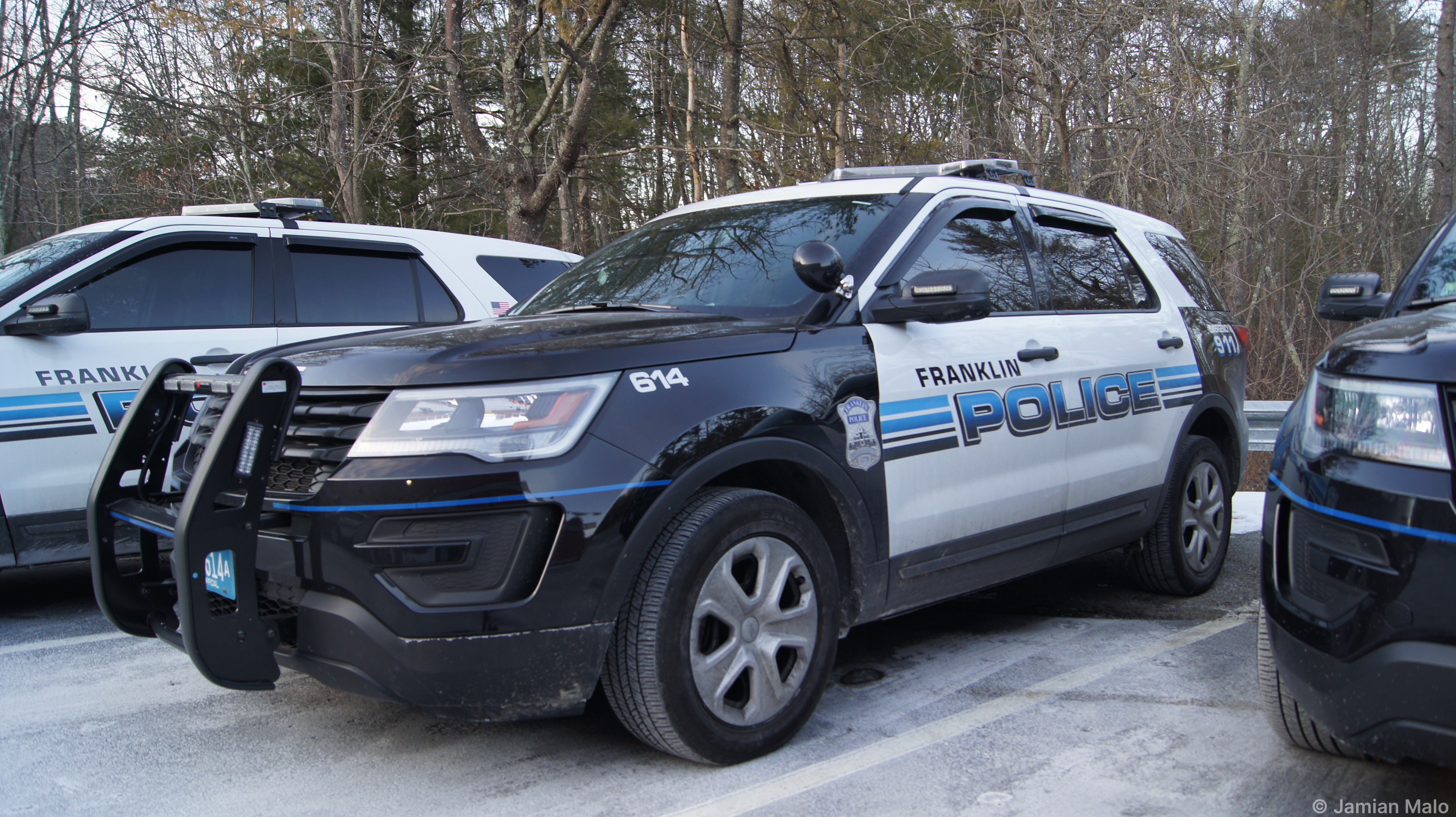 A photo  of Franklin Police
            Cruiser 614, a 2016-2019 Ford Police Interceptor Utility             taken by Jamian Malo