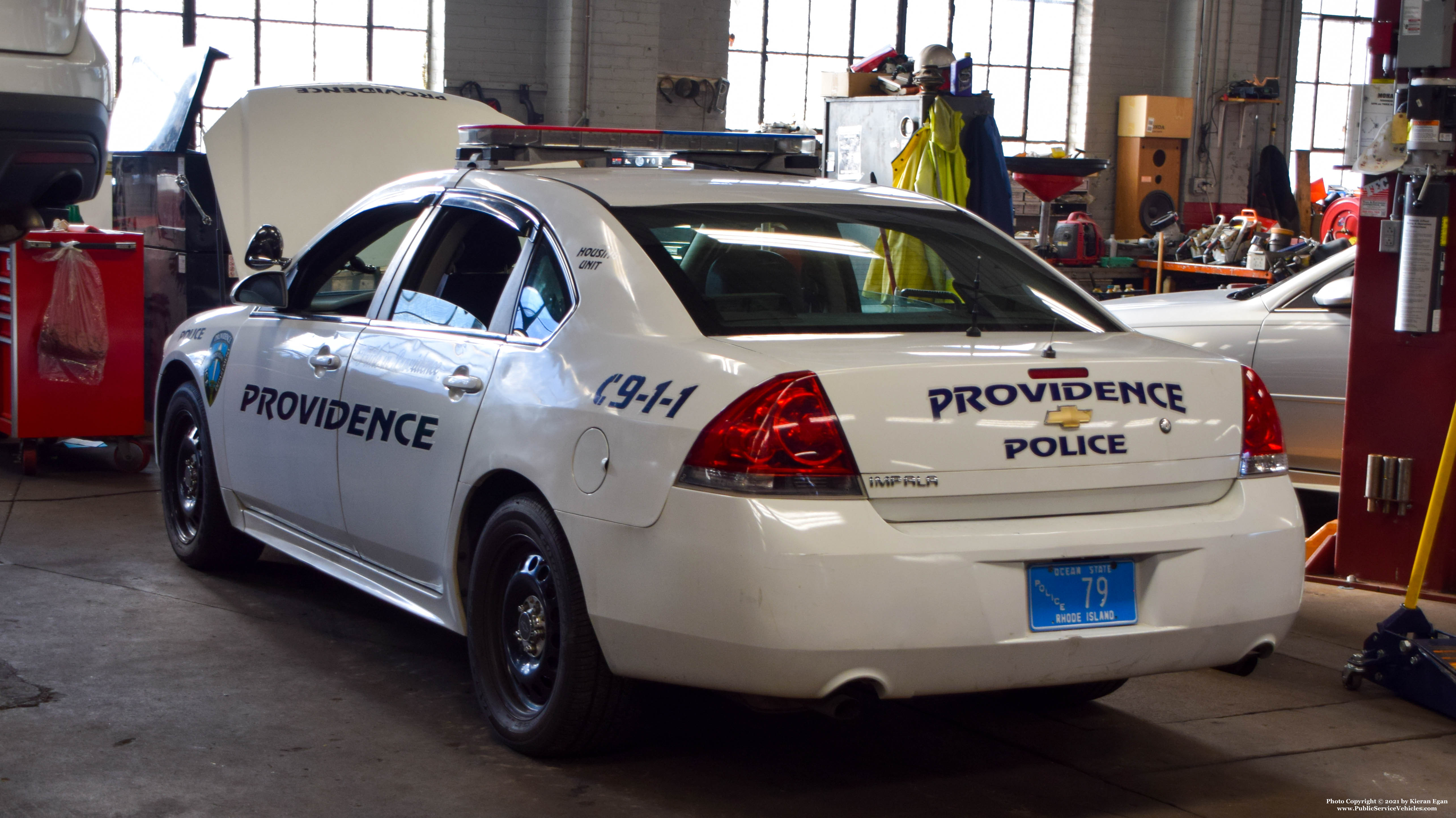 A photo  of Providence Police
            Cruiser 79, a 2006-2013 Chevrolet Impala             taken by Kieran Egan