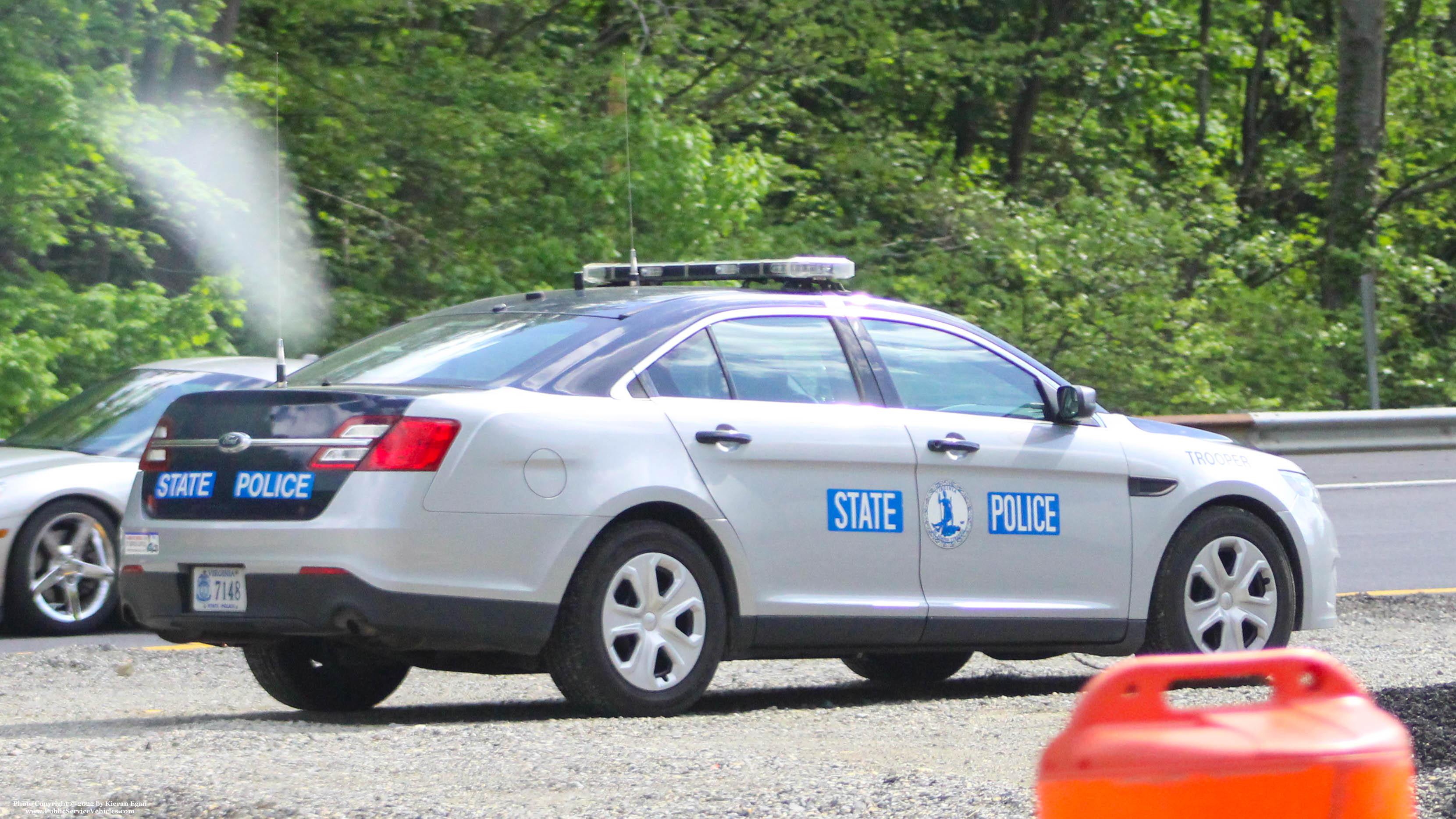 A photo  of Virginia State Police
            Cruiser 7148, a 2016 Ford Police Interceptor Sedan             taken by Kieran Egan