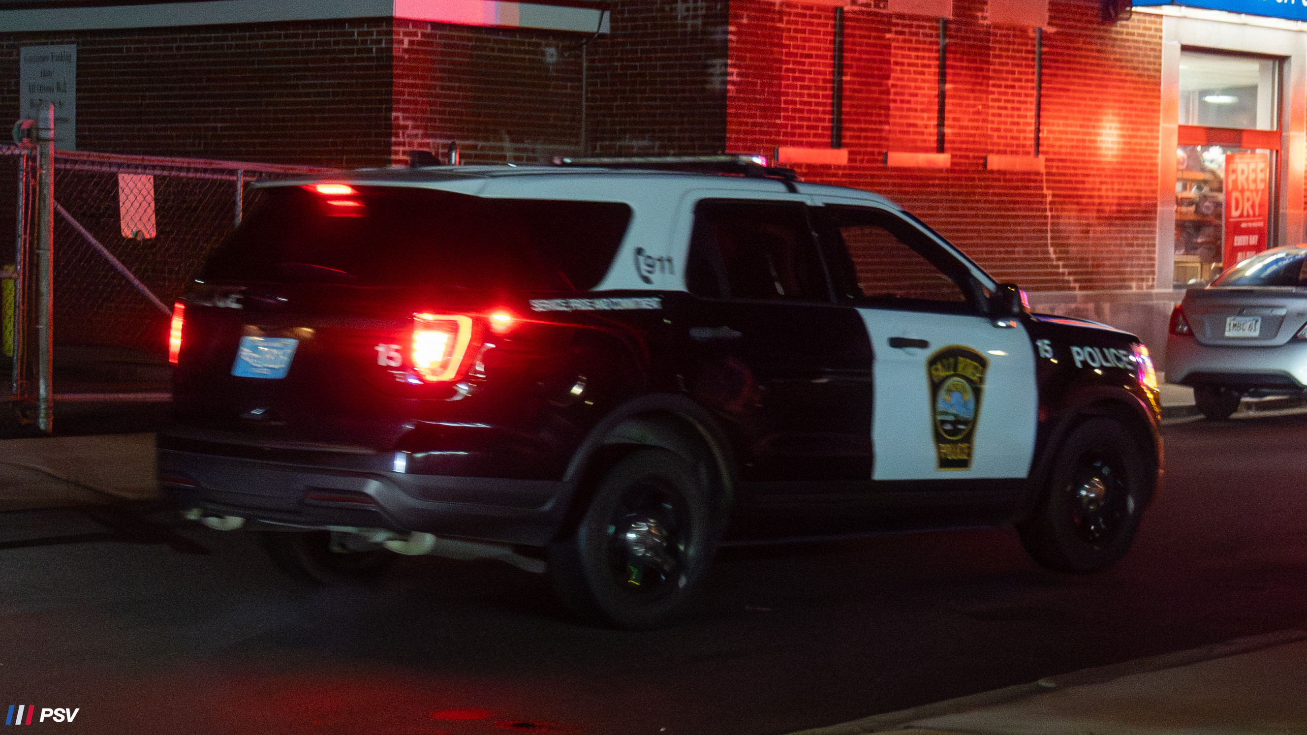 A photo  of Fall River Police
            Car 15, a 2018 Ford Police Interceptor Utility             taken by Kieran Egan