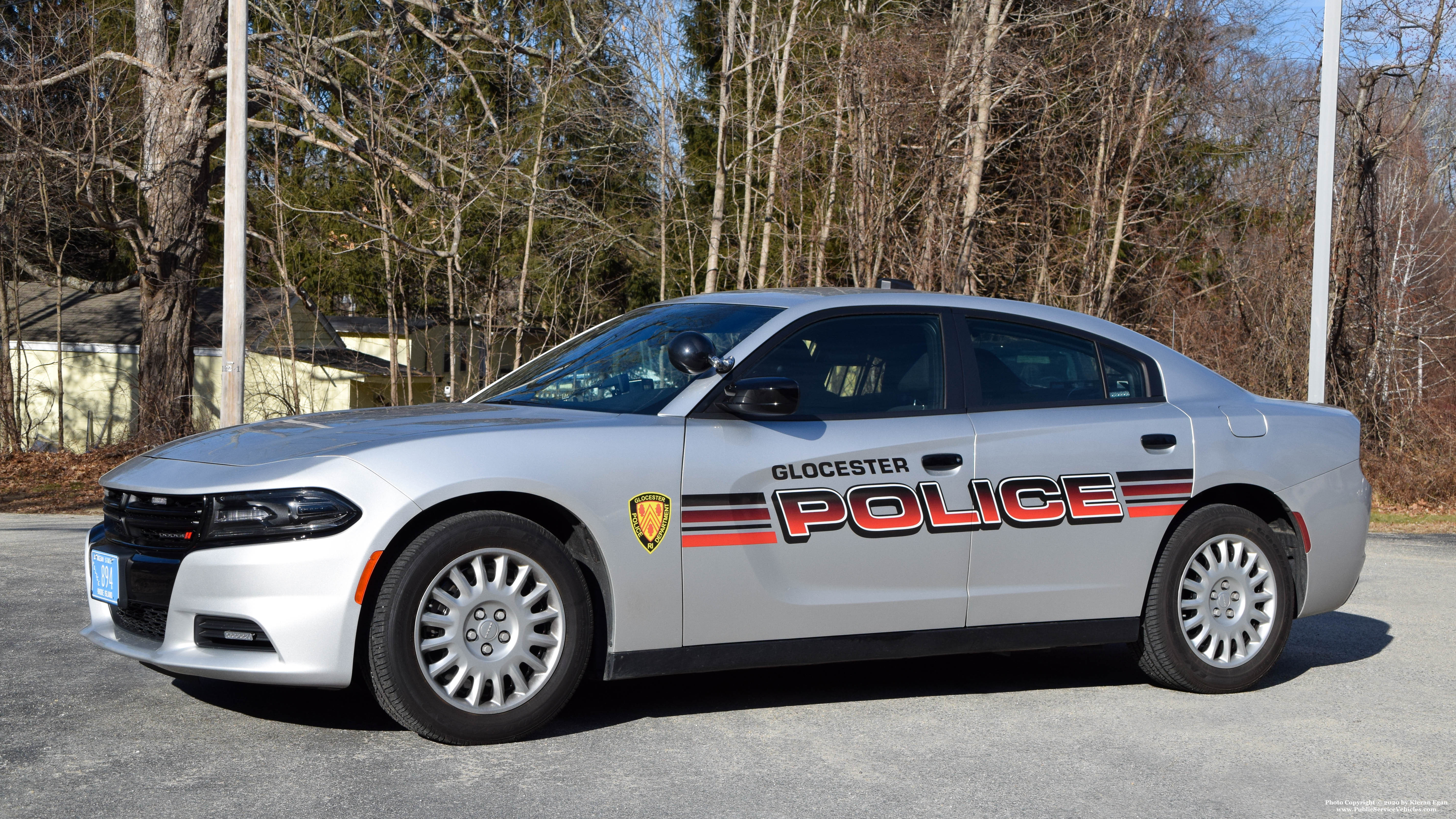 A photo  of Glocester Police
            Cruiser 894, a 2019 Dodge Charger             taken by Kieran Egan
