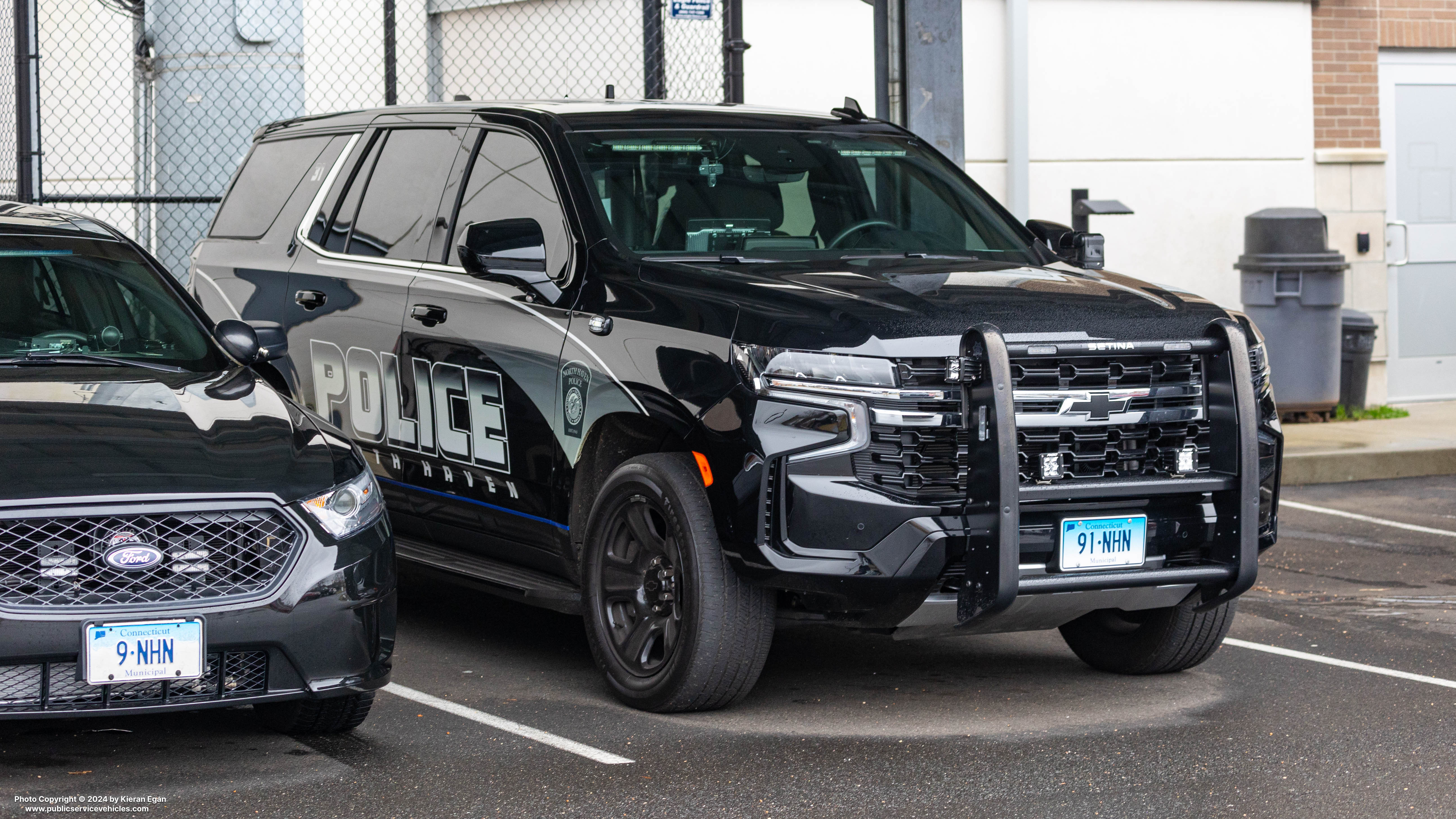 A photo  of North Haven Police
            Car 31, a 2021-2023 Chevrolet Tahoe             taken by Kieran Egan