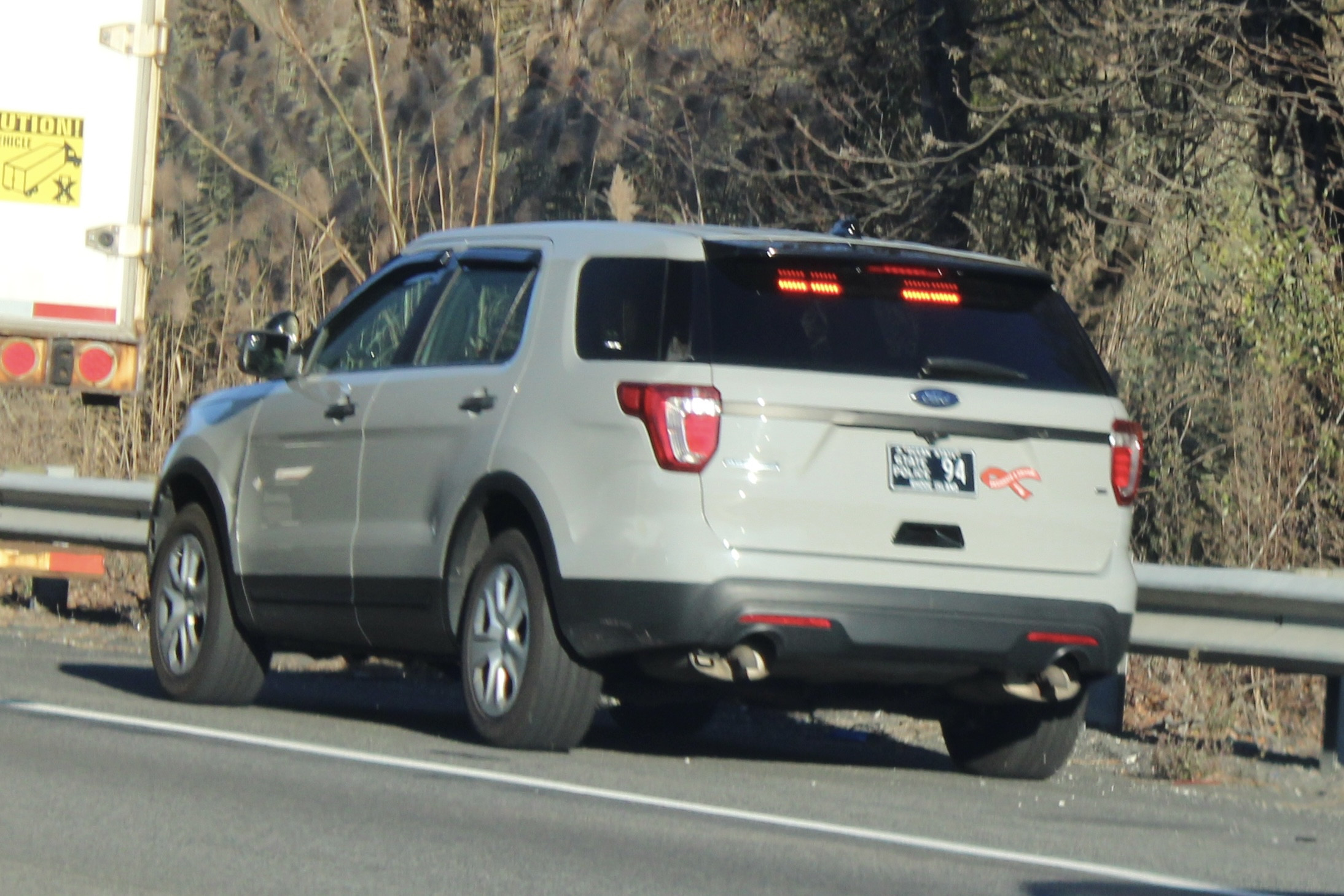 A photo  of Rhode Island State Police
            Cruiser 94, a 2017 Ford Police Interceptor Utility             taken by @riemergencyvehicles