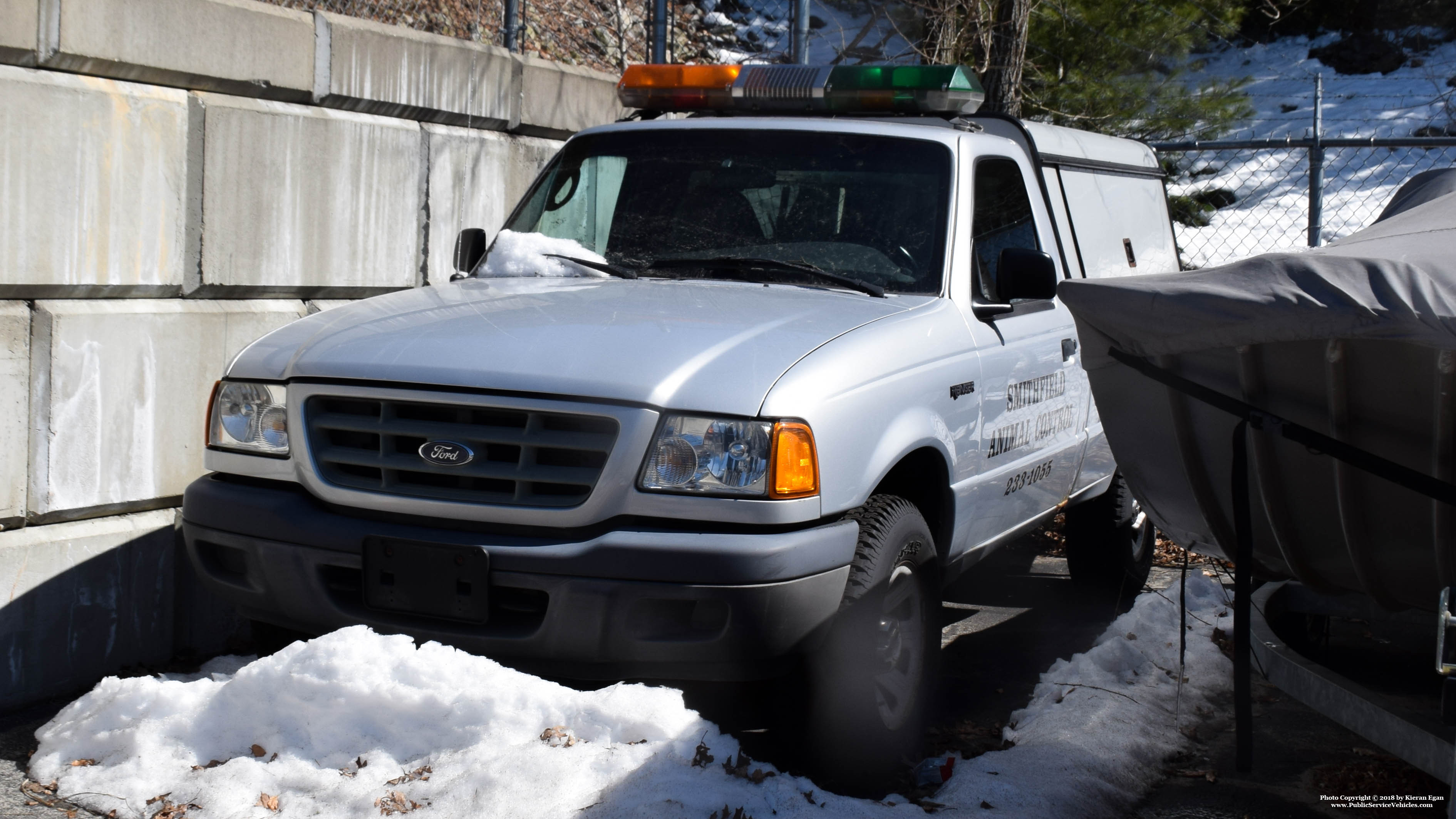 A photo  of Smithfield Police
            Animal Control Unit, a 2004-2005 Ford Ranger             taken by Kieran Egan