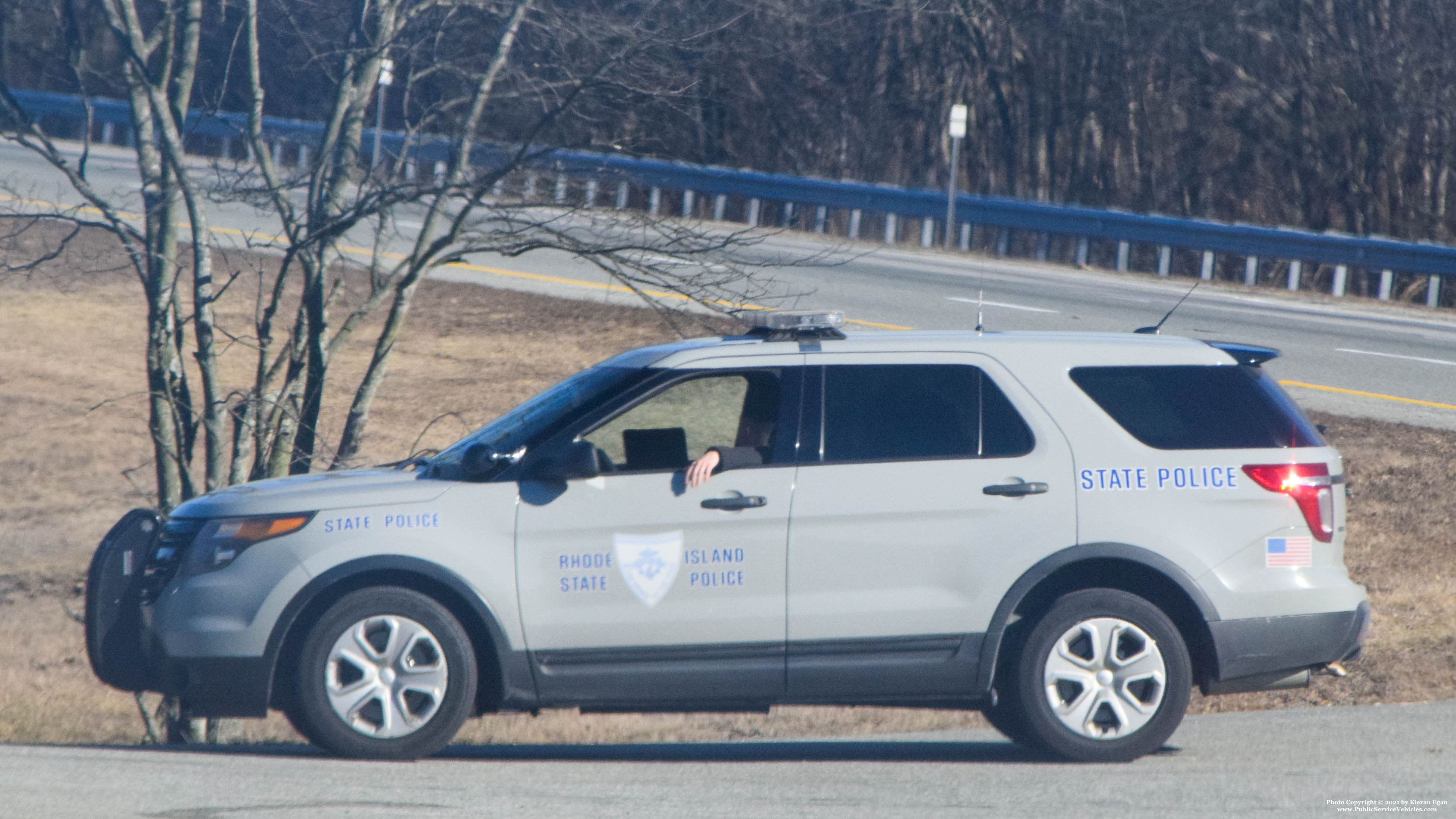 A photo  of Rhode Island State Police
            Cruiser 168, a 2013 Ford Police Interceptor Utility             taken by Kieran Egan