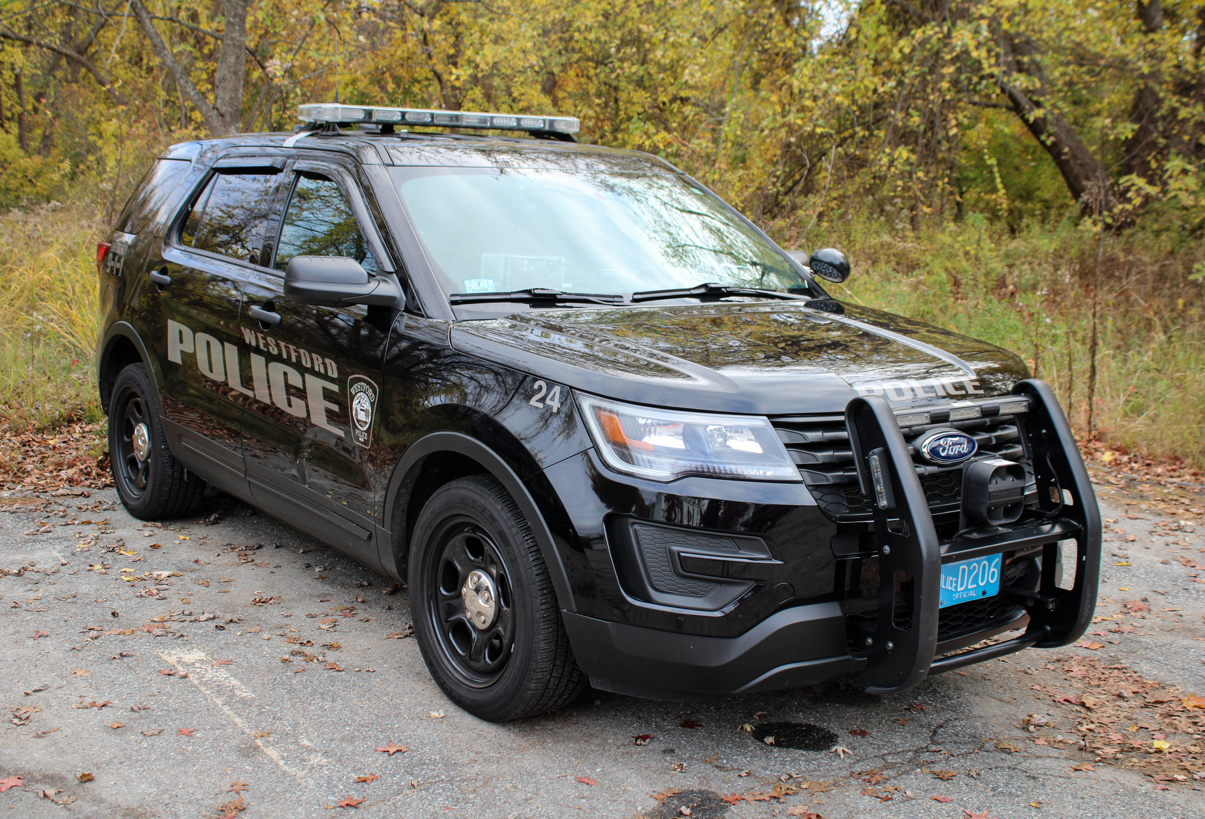 A photo  of Westford Police
            Cruiser 24, a 2016-2019 Ford Police Interceptor Utility             taken by Nicholas You