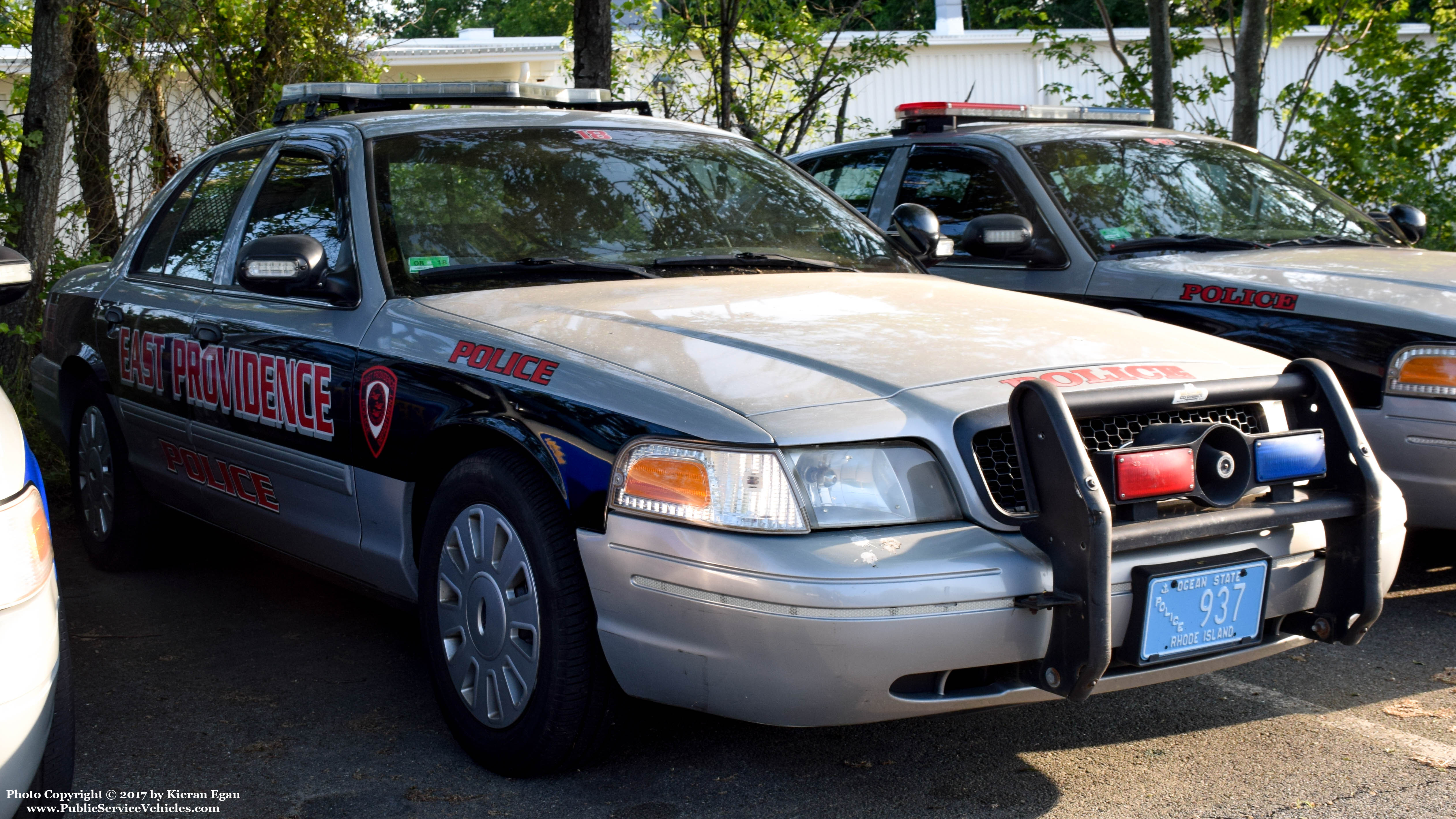 A photo  of East Providence Police
            Car 18, a 2011 Ford Crown Victoria Police Interceptor             taken by Kieran Egan