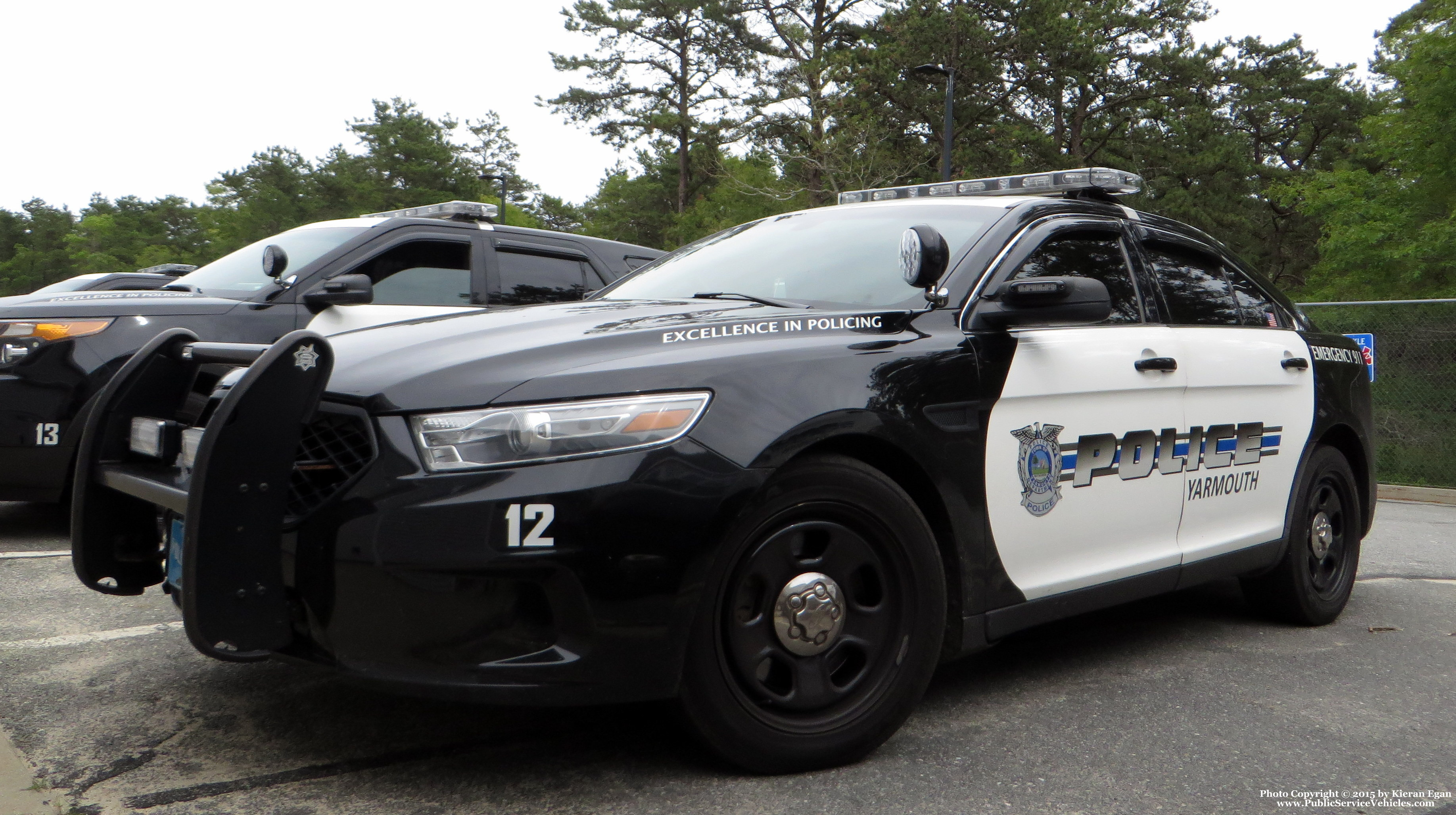 A photo  of Yarmouth Police
            J-12, a 2013-2015 Ford Police Interceptor Sedan             taken by Kieran Egan