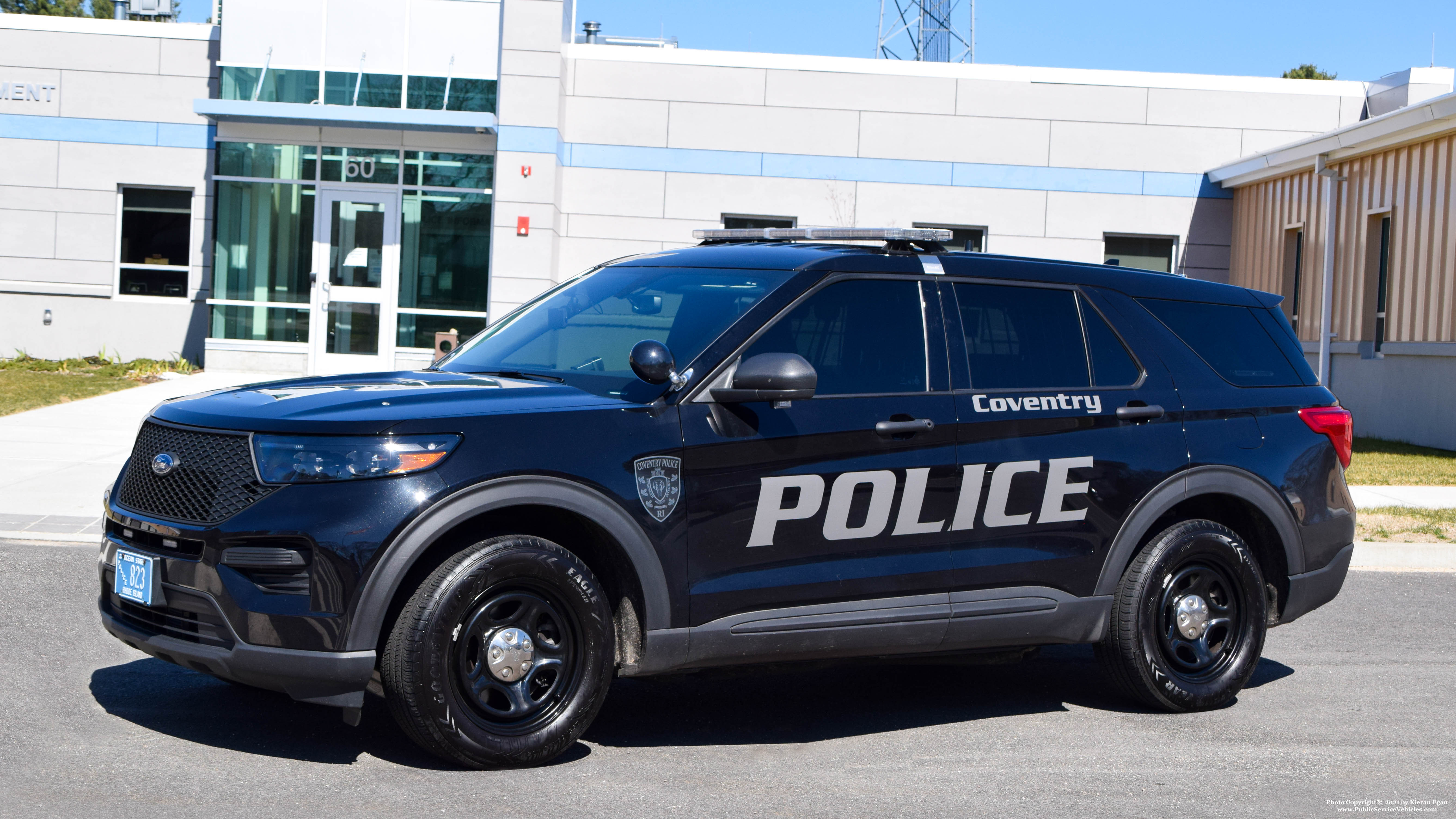A photo  of Coventry Police
            Cruiser 823, a 2020 Ford Police Interceptor Utility             taken by Kieran Egan
