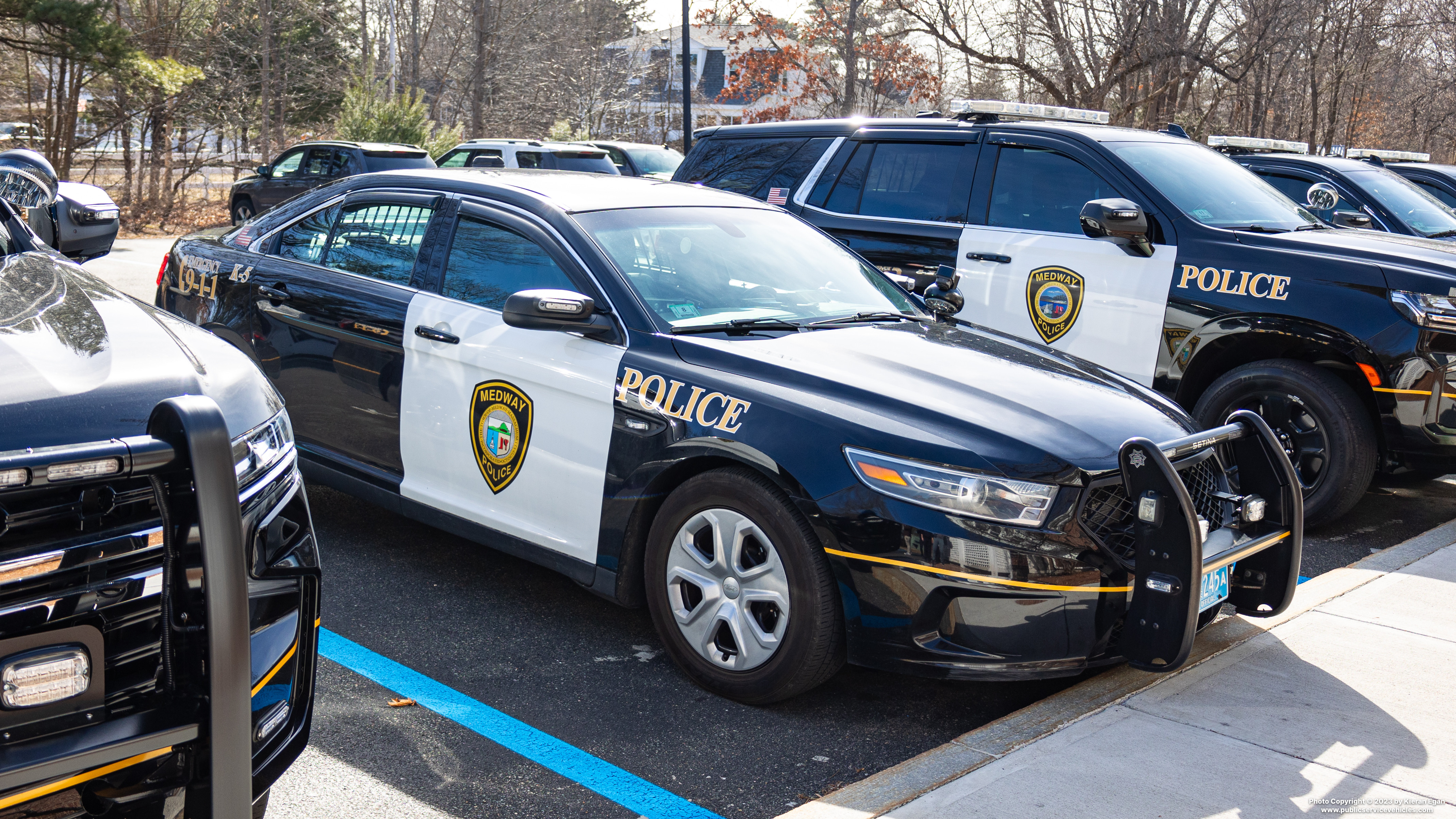 A photo  of Medway Police
            Cruiser K-5, a 2017 Ford Police Interceptor Sedan             taken by Kieran Egan