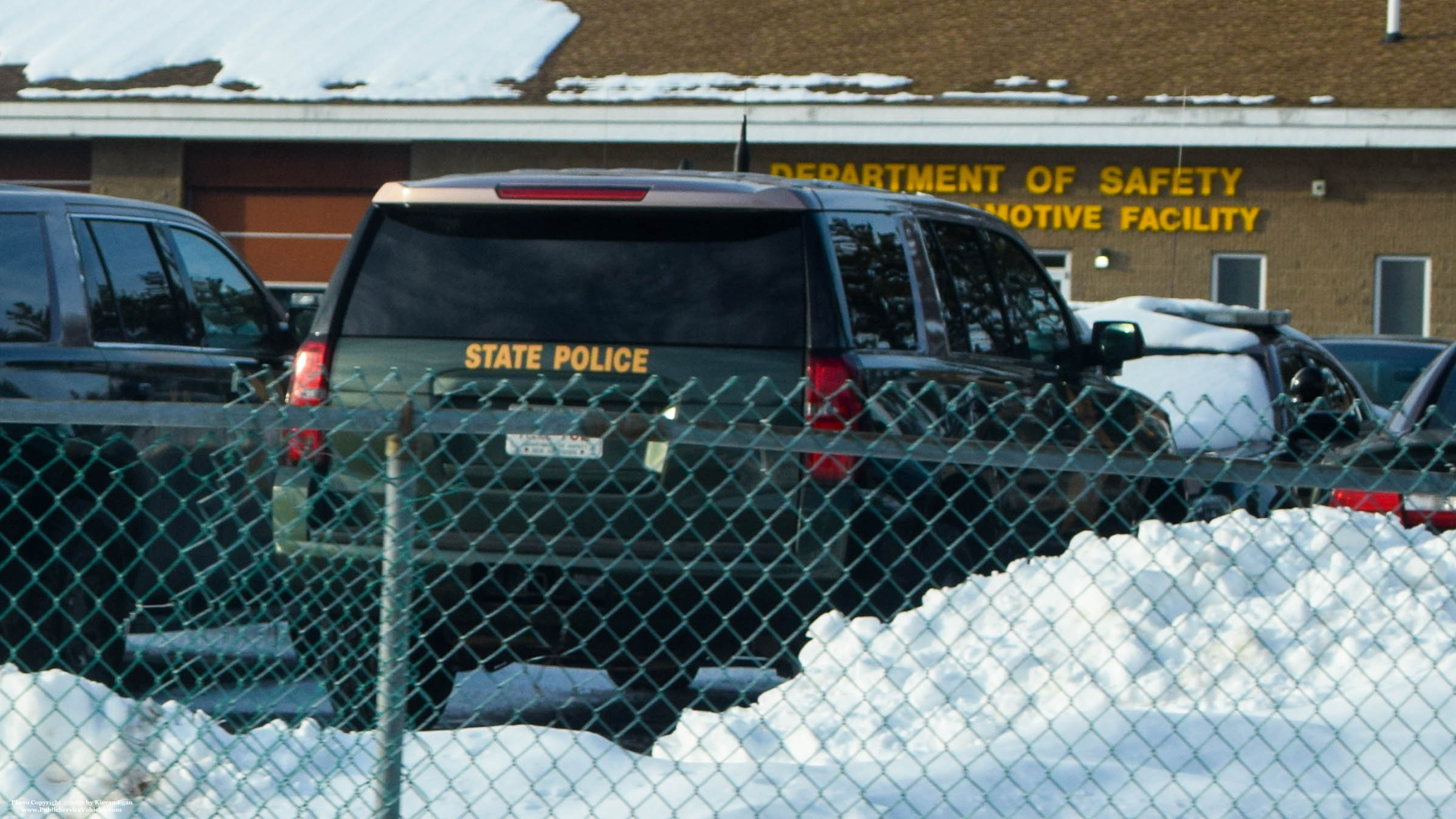 A photo  of New Hampshire State Police
            Cruiser 702, a 2018 Chevrolet Tahoe             taken by Kieran Egan