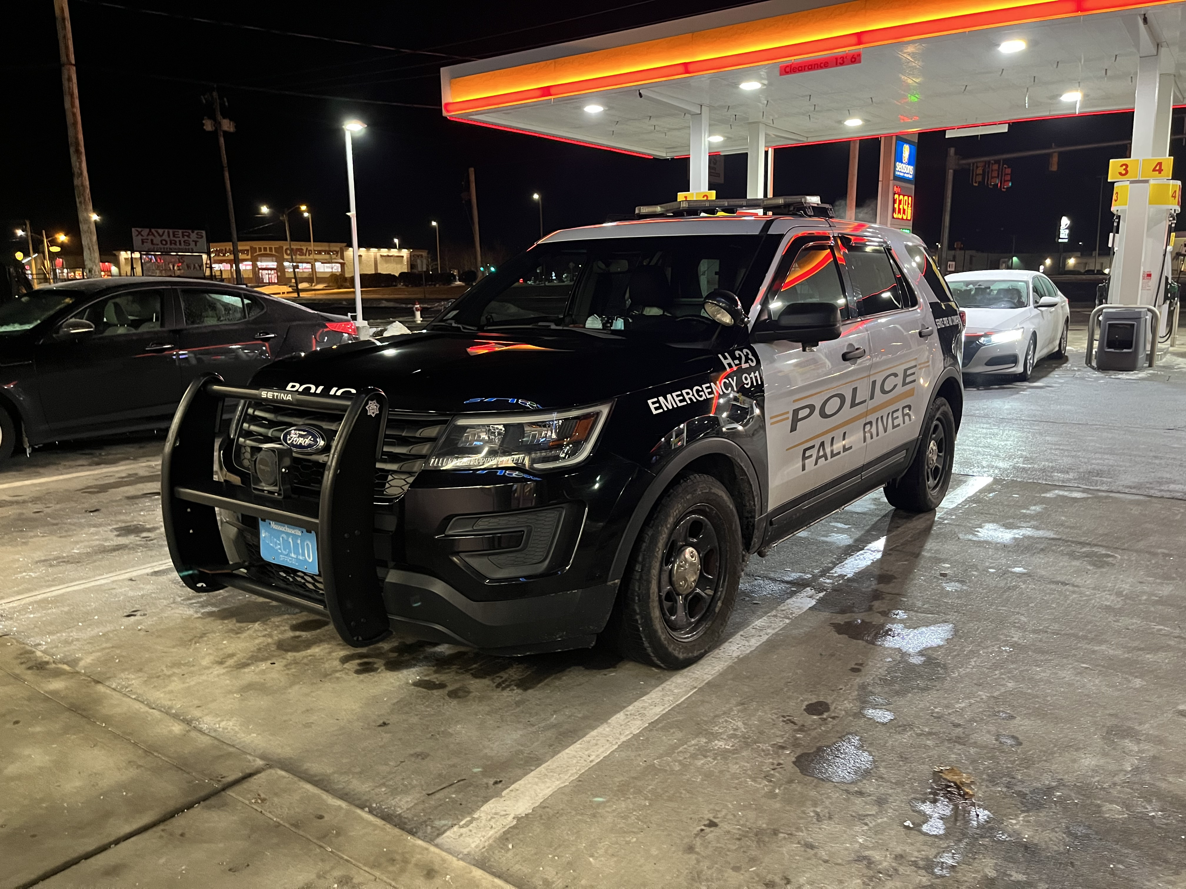 A photo  of Fall River Police
            H-23, a 2016 Ford Police Interceptor Utility             taken by @riemergencyvehicles