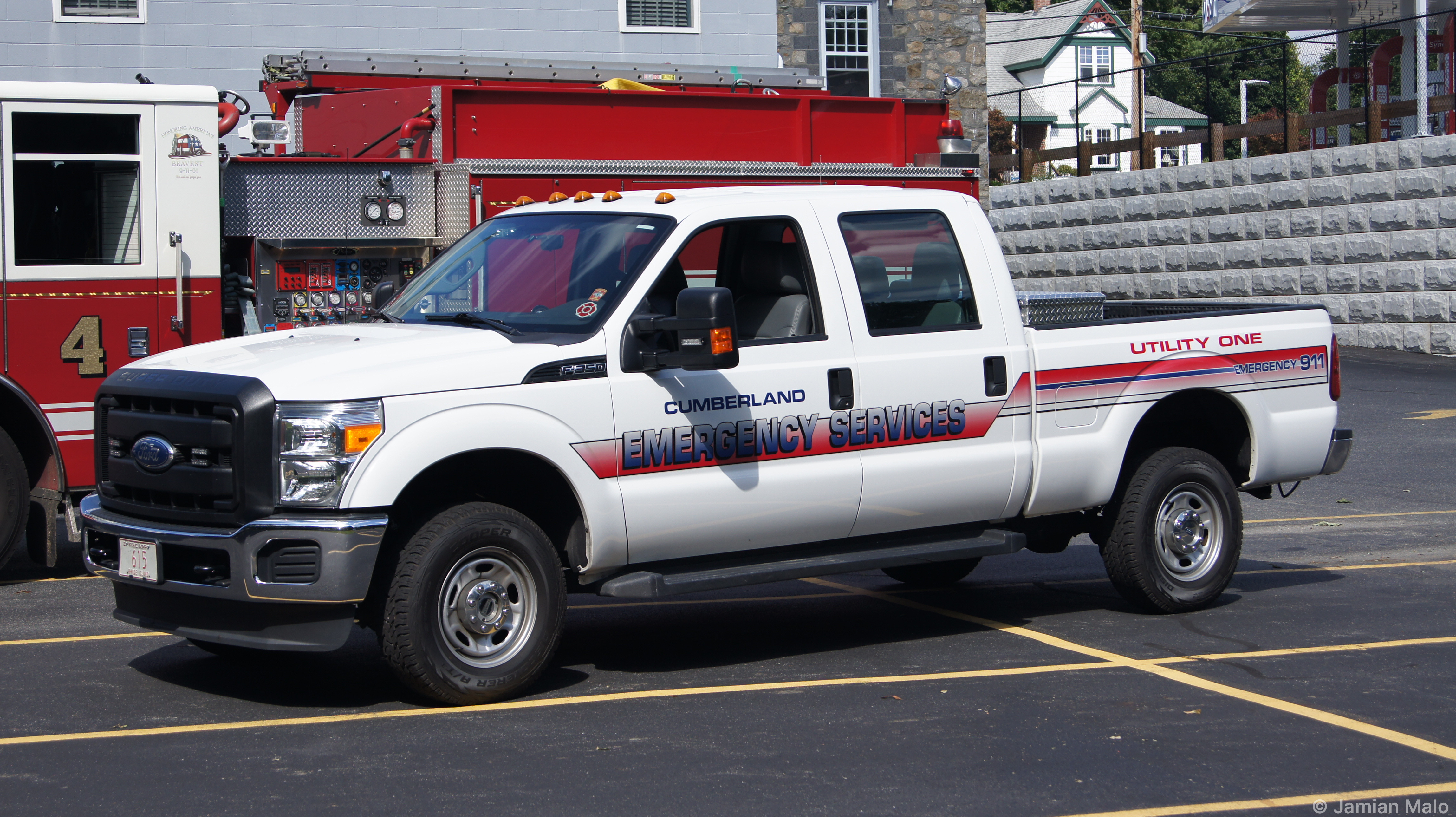 A photo  of Cumberland Fire
            Utility 1, a 2015 Ford F-250             taken by Jamian Malo