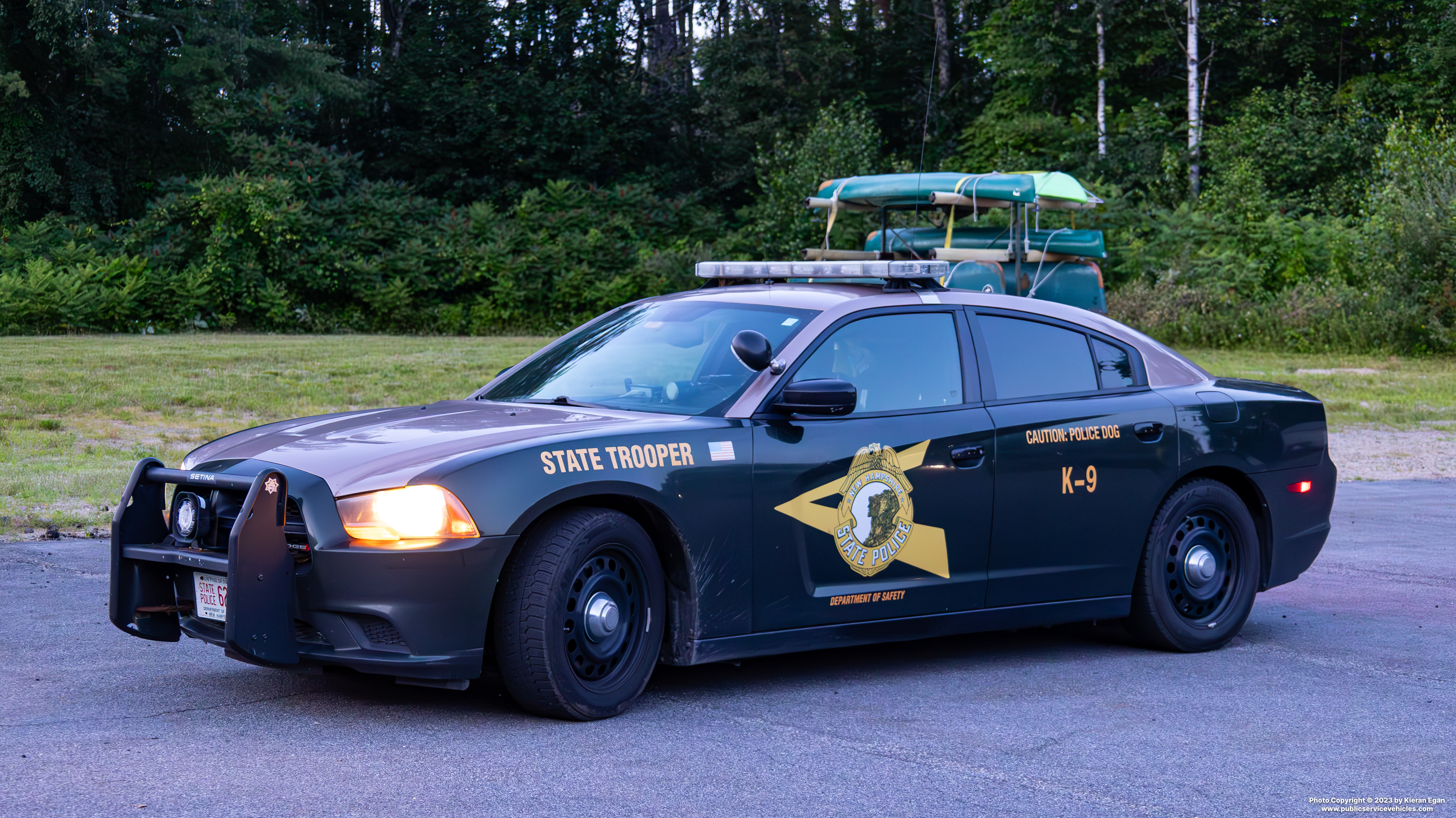 A photo  of New Hampshire State Police
            Cruiser 626, a 2014 Dodge Charger             taken by Kieran Egan