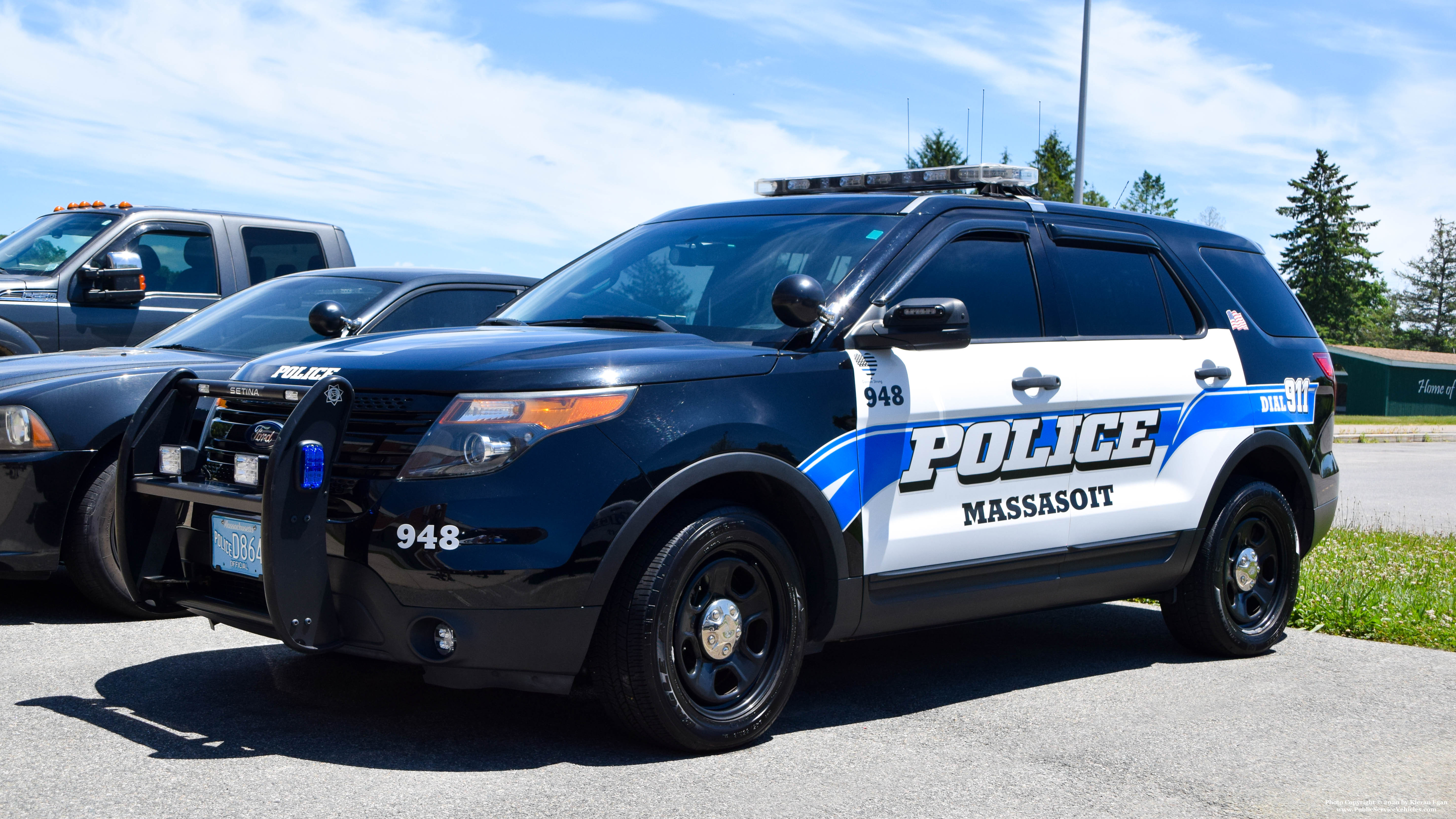 A photo  of Massasoit Community College Police
            Cruiser 948, a 2013-2015 Ford Police Interceptor Utility             taken by Kieran Egan