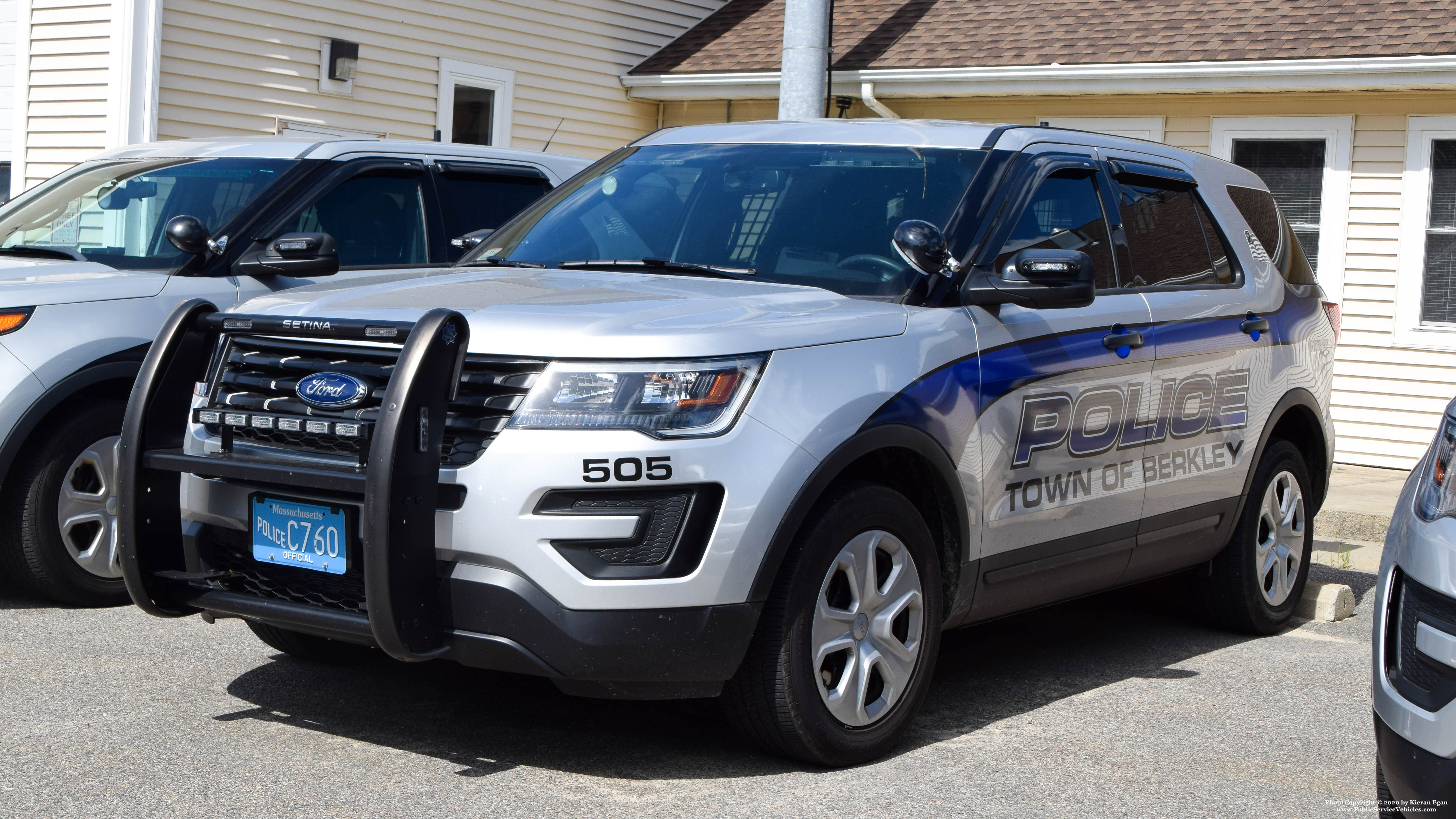A photo  of Berkley Police
            Cruiser 505, a 2019 Ford Police Interceptor Utility             taken by Kieran Egan