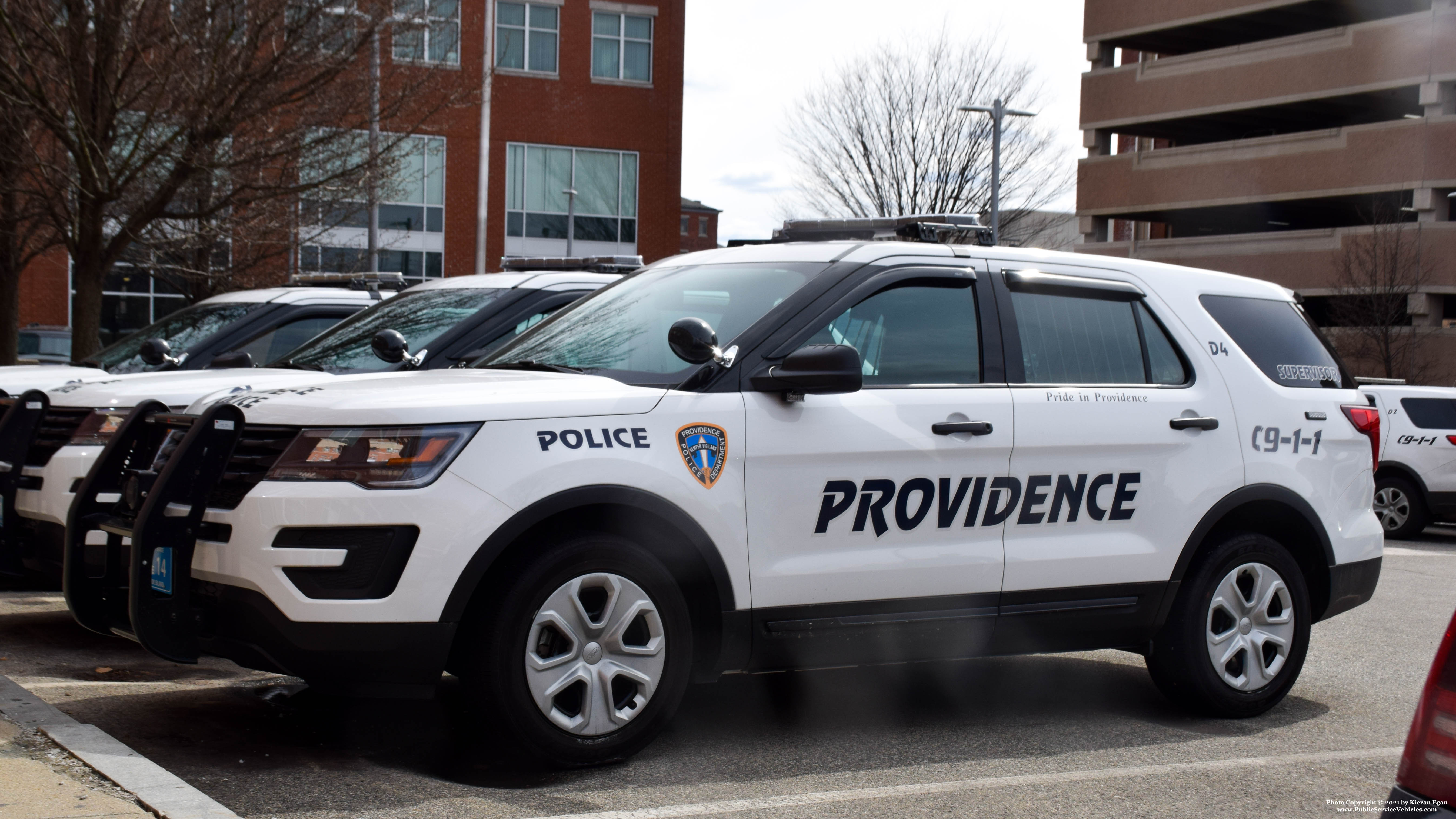 A photo  of Providence Police
            Cruiser 14, a 2017 Ford Police Interceptor Utility             taken by Kieran Egan