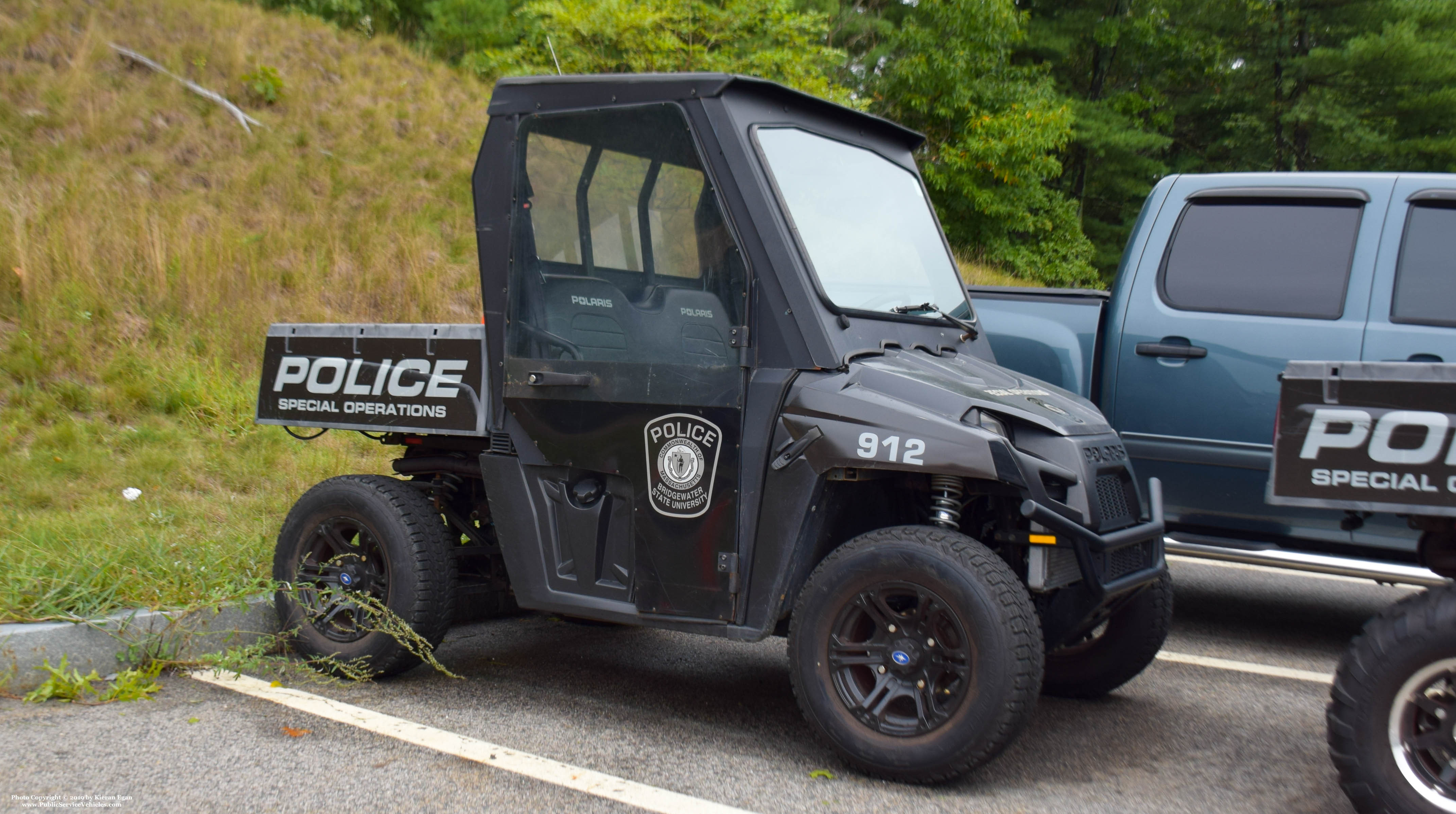 A photo  of Bridgewater State University Police
            Unit 912, a 2000-2017 Polaris             taken by Kieran Egan