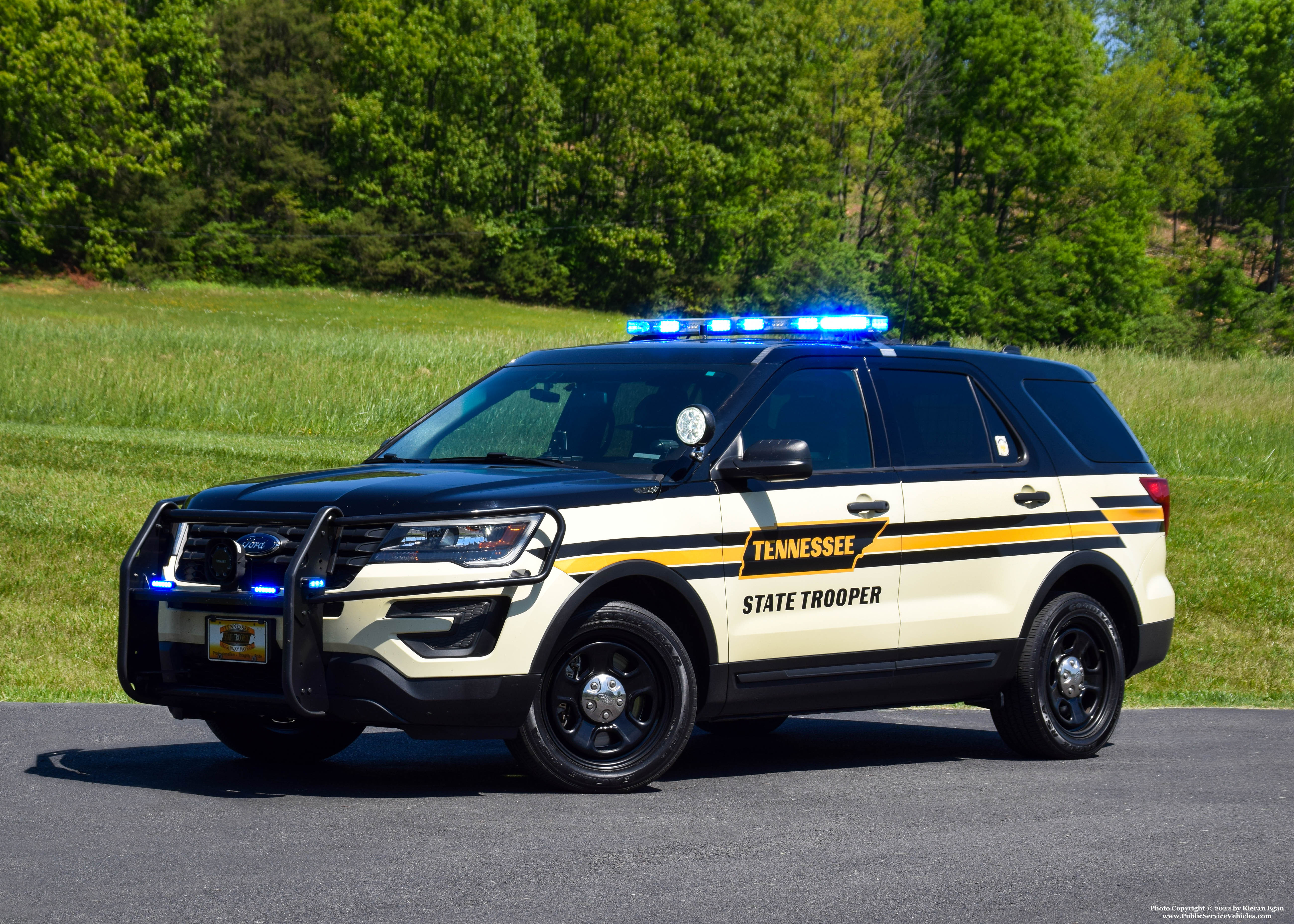 A photo  of Tennessee Highway Patrol
            Patrol Unit, a 2017 Ford Police Interceptor Utility             taken by Kieran Egan