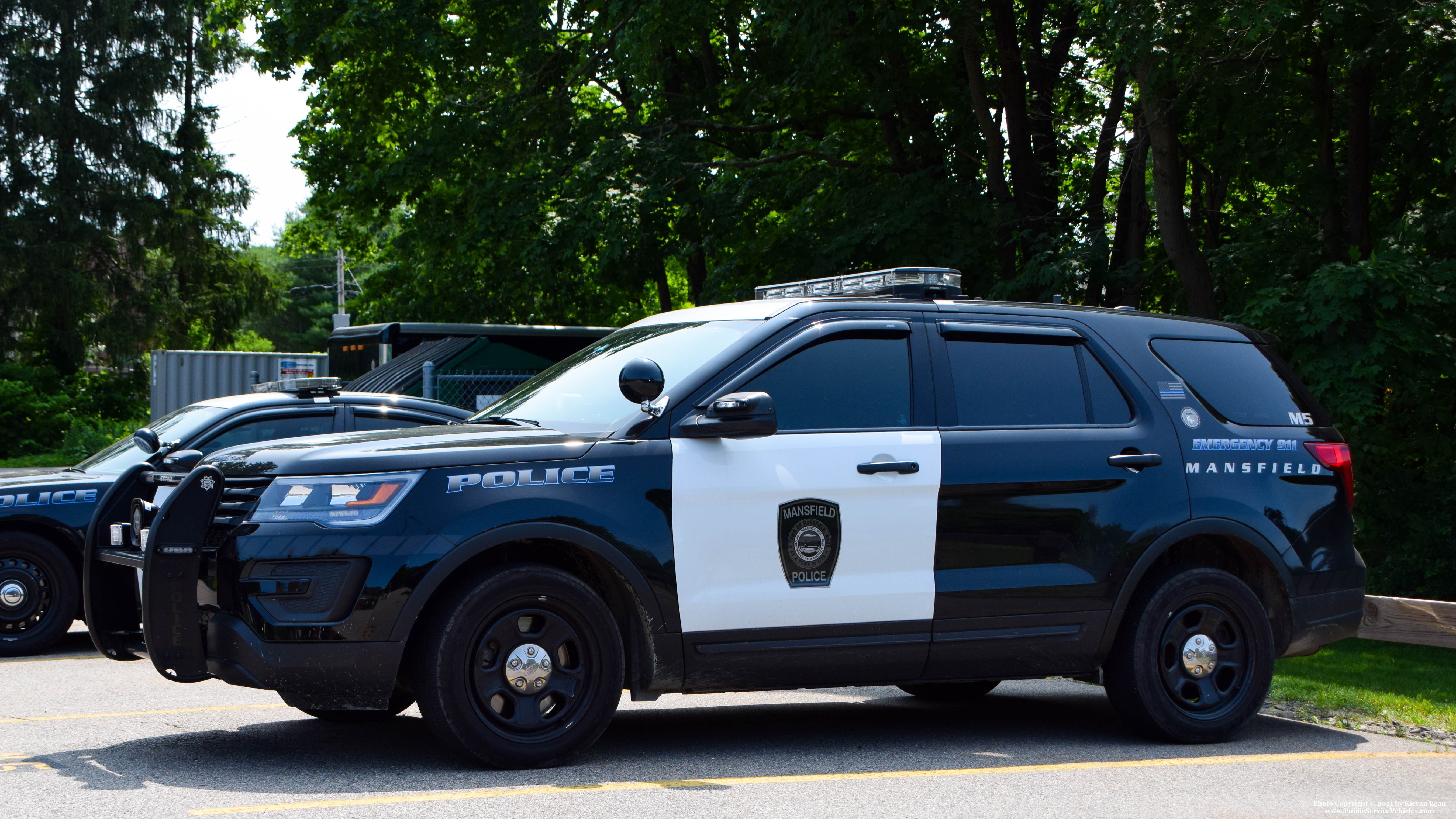A photo  of Mansfield Police
            M5, a 2018 Ford Police Interceptor Utility             taken by Kieran Egan