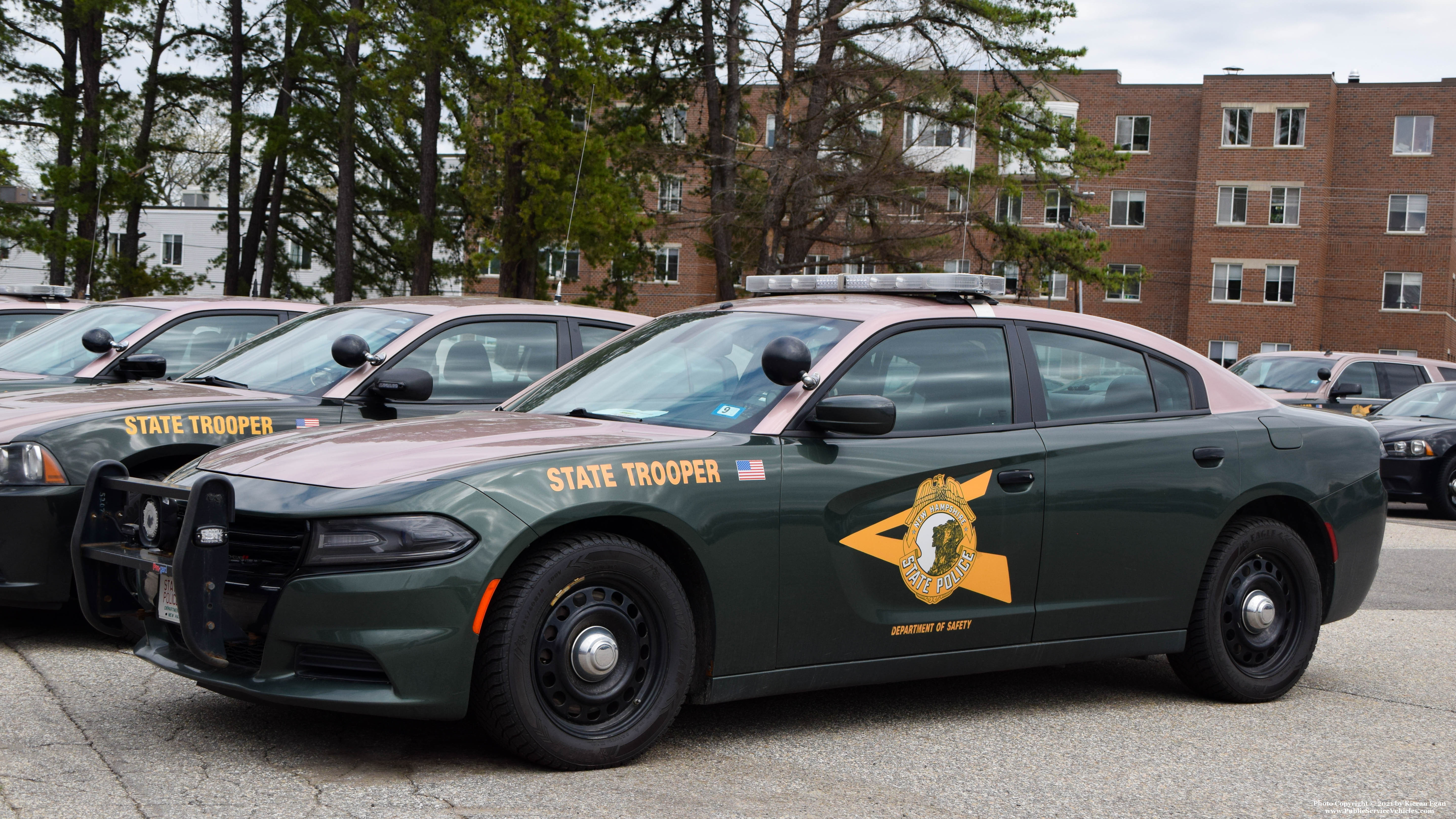 A photo  of New Hampshire State Police
            Cruiser 314, a 2015-2016 Dodge Charger             taken by Kieran Egan