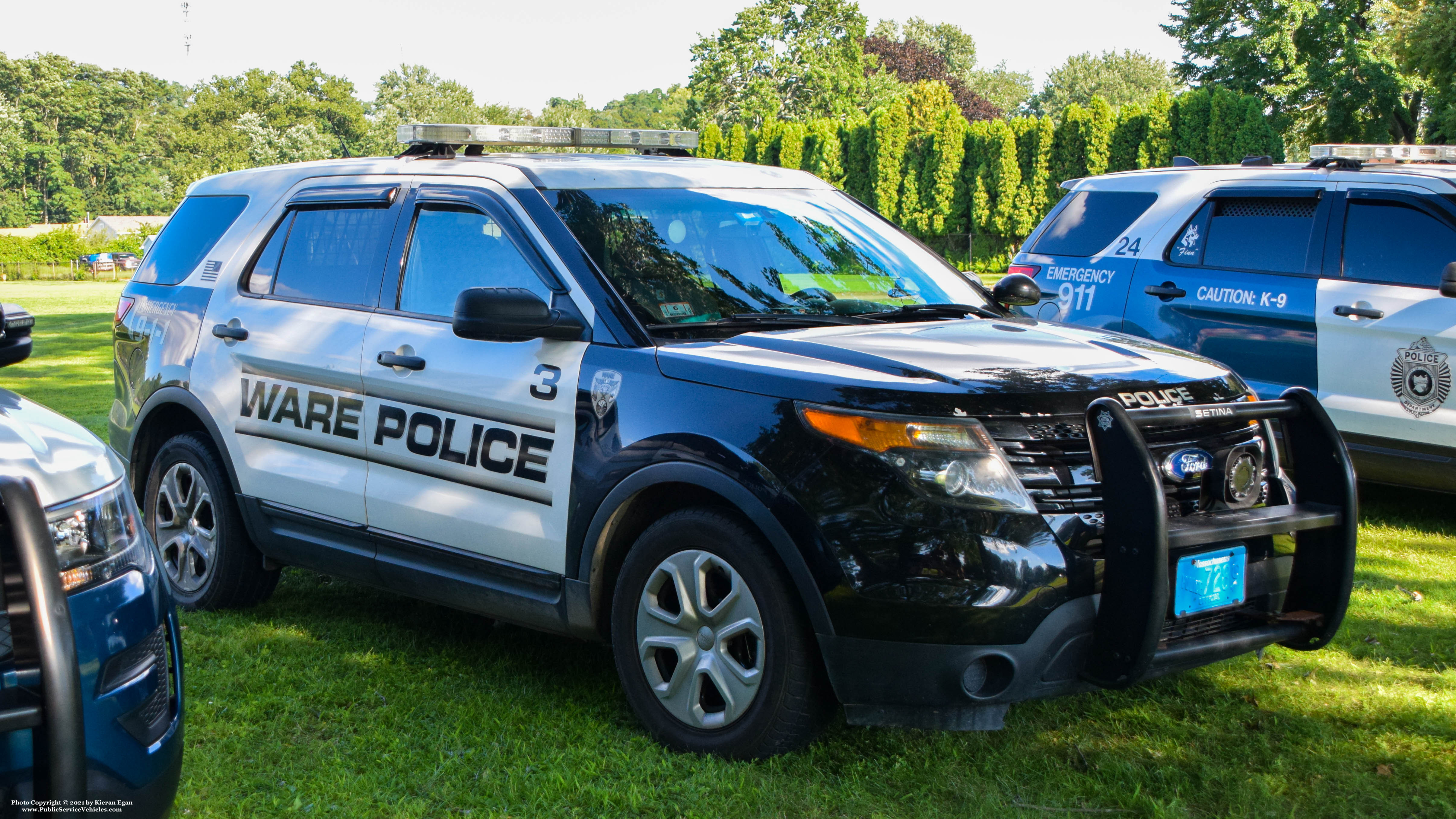 A photo  of Ware Police
            Car 3, a 2015 Ford Police Interceptor Utility             taken by Kieran Egan