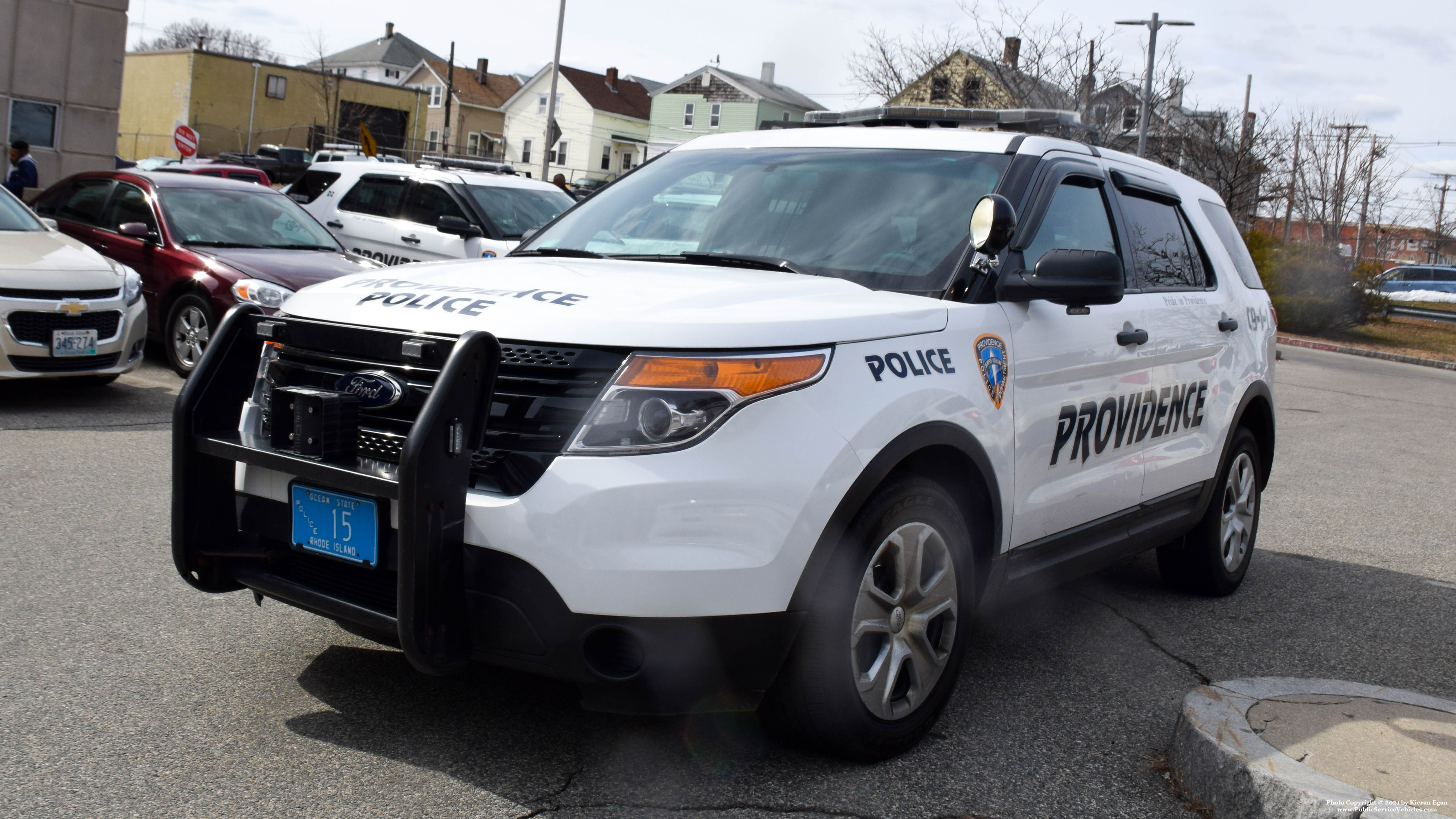 A photo  of Providence Police
            Cruiser 15, a 2015 Ford Police Interceptor Utility             taken by Kieran Egan