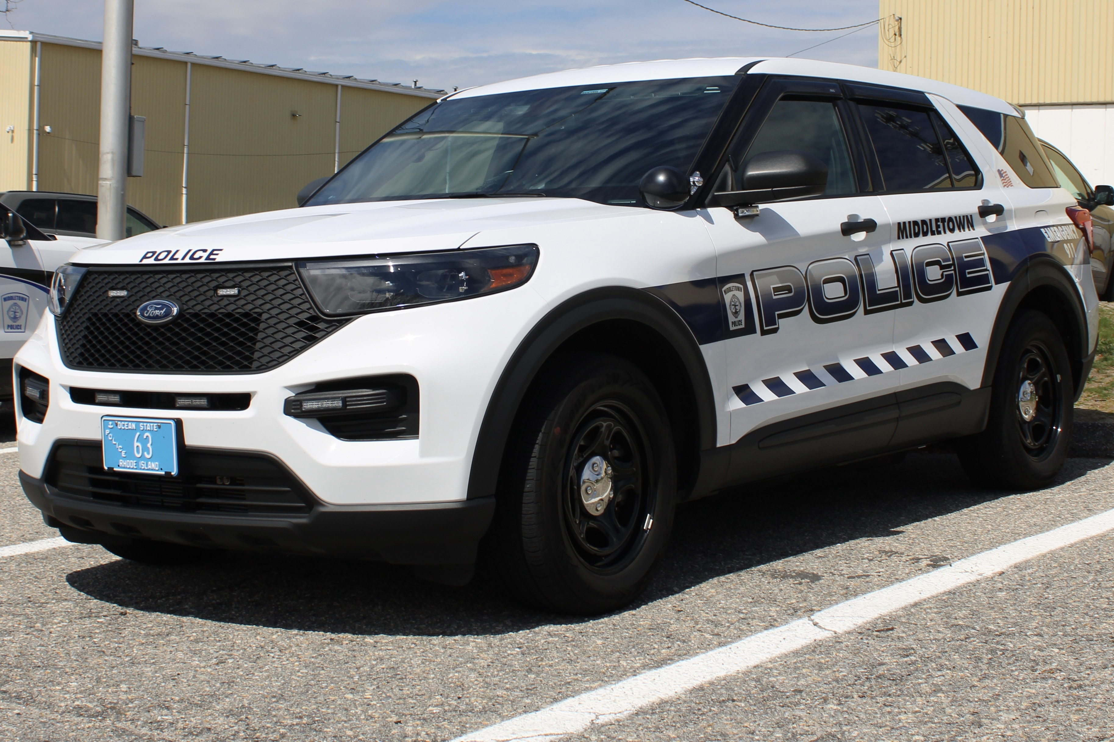 A photo  of Middletown Police
            Cruiser 63, a 2021-2023 Ford Police Interceptor Utility             taken by @riemergencyvehicles