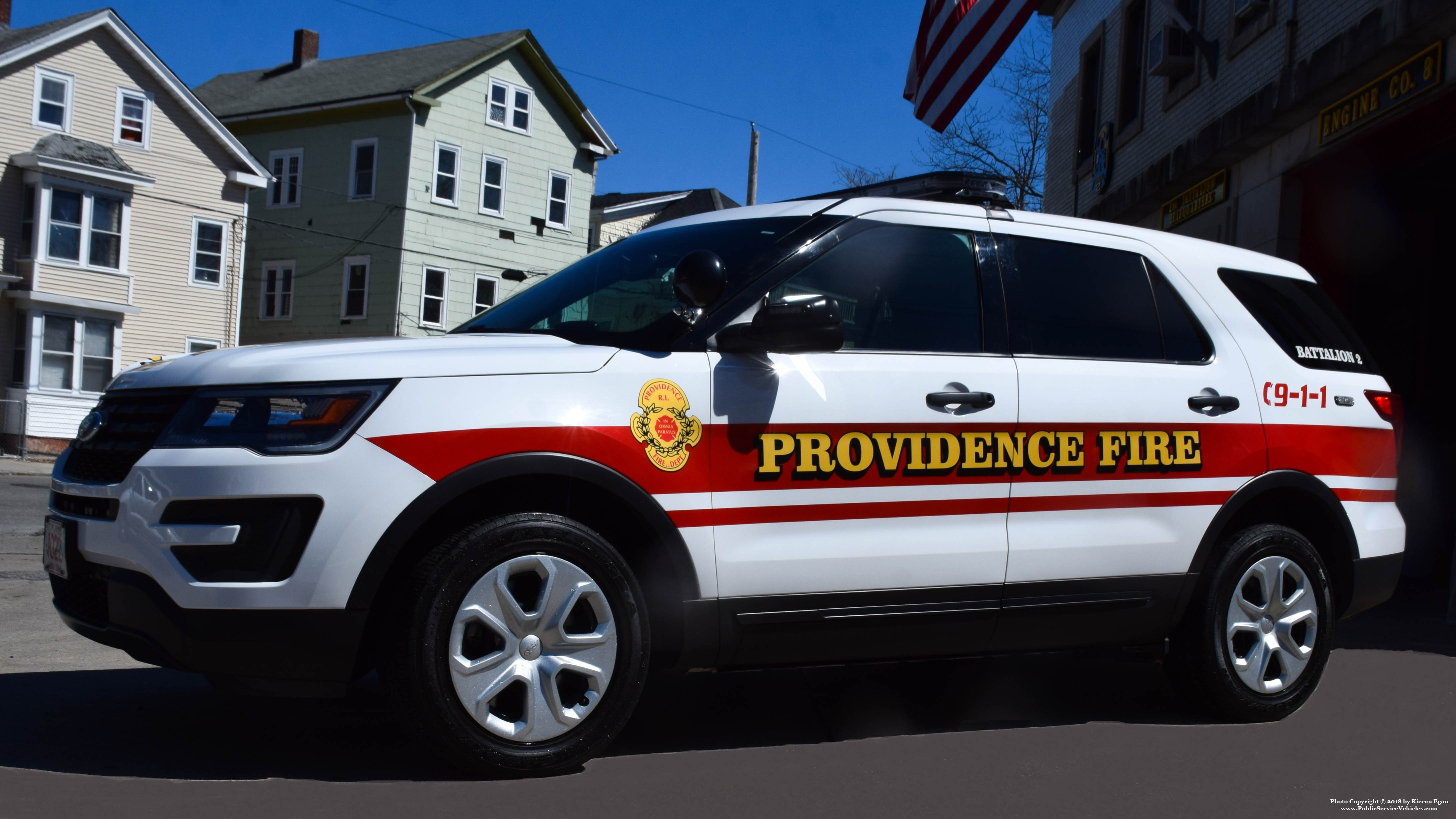 A photo  of Providence Fire
            Battalion 2, a 2018 Ford Police Interceptor Utility             taken by Kieran Egan