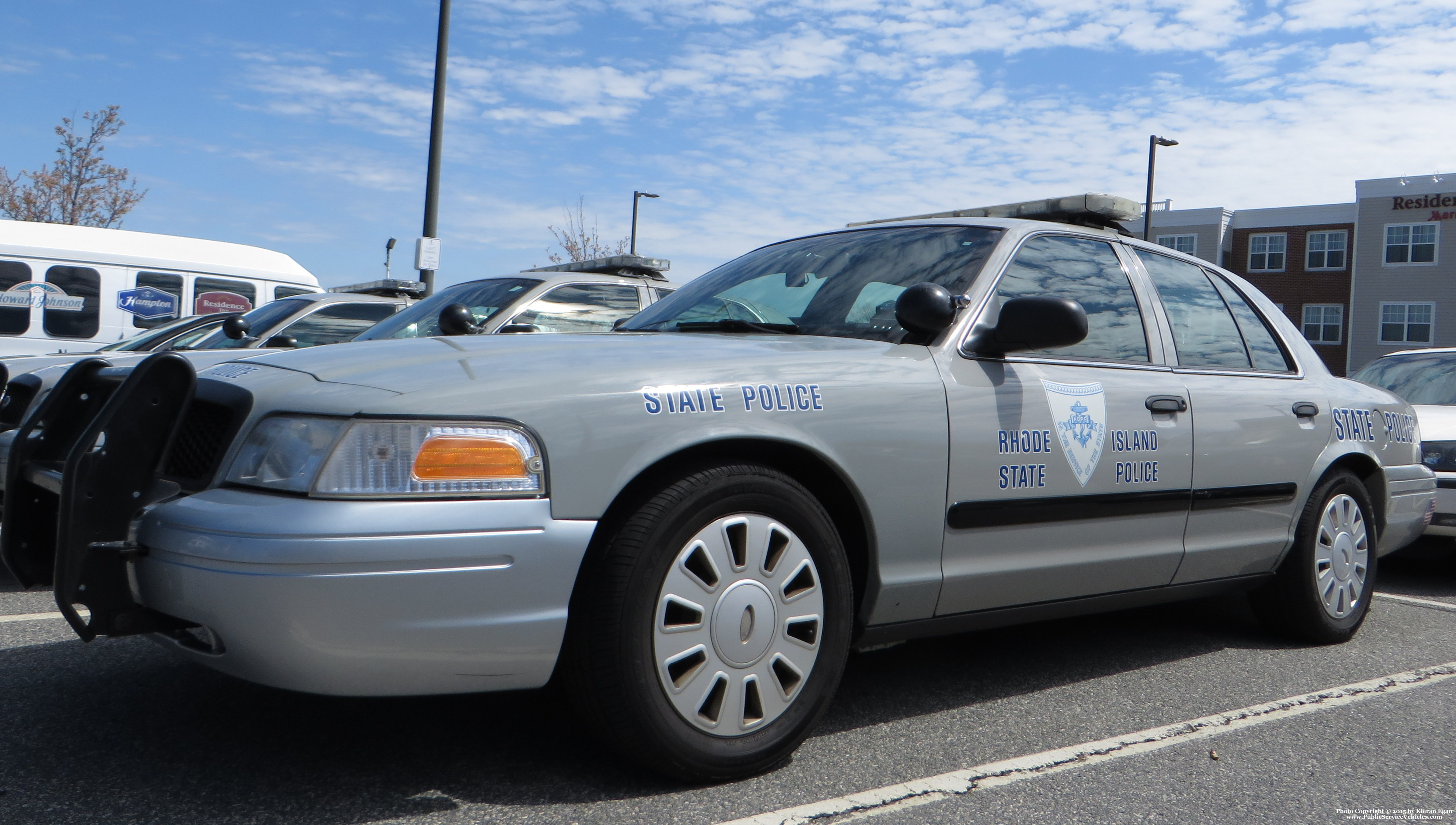 A photo  of Rhode Island State Police
            Cruiser 157, a 2006-2008 Ford Crown Victoria Police Interceptor             taken by Kieran Egan