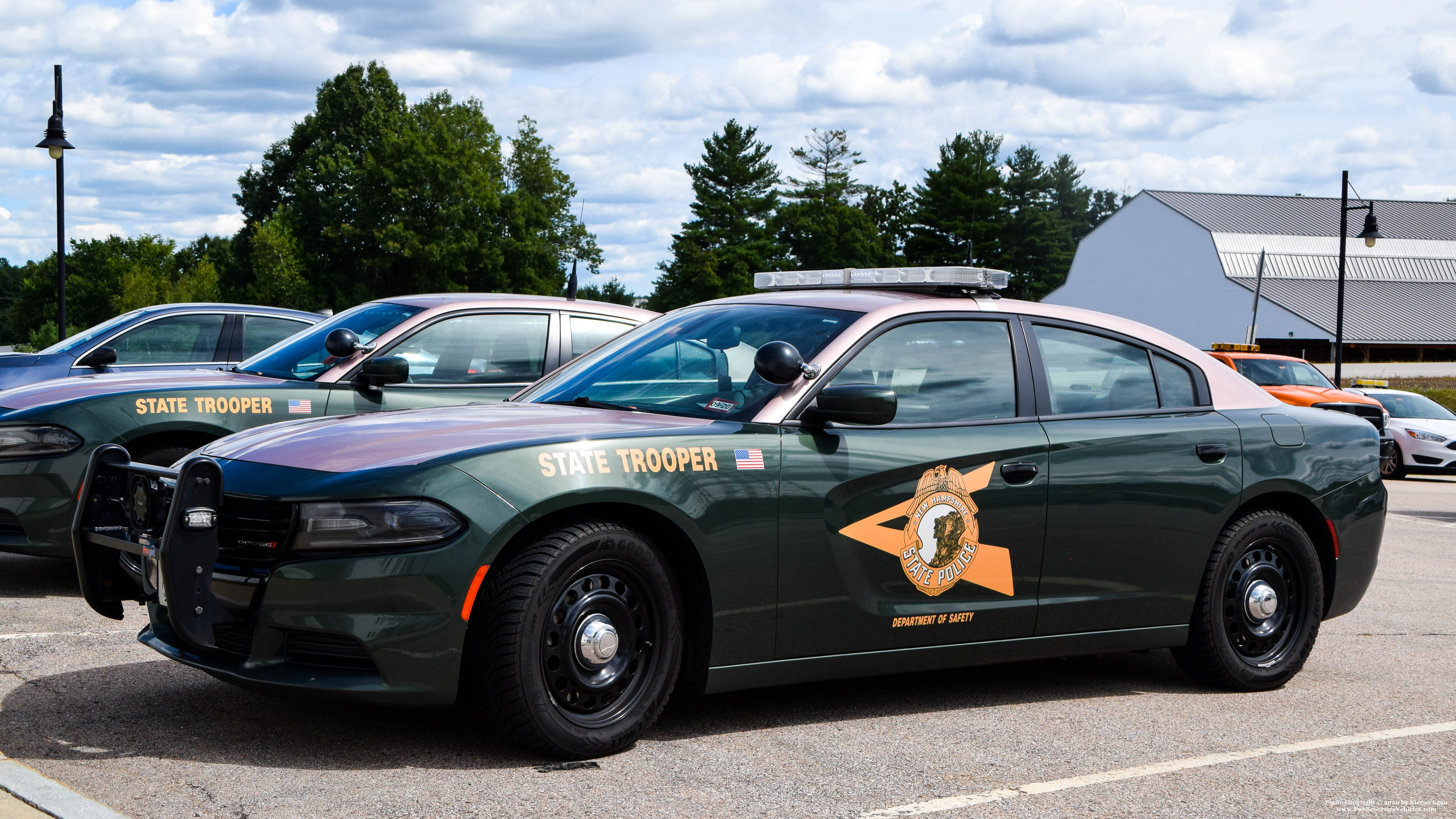 A photo  of New Hampshire State Police
            Cruiser 207, a 2015-2019 Dodge Charger             taken by Kieran Egan