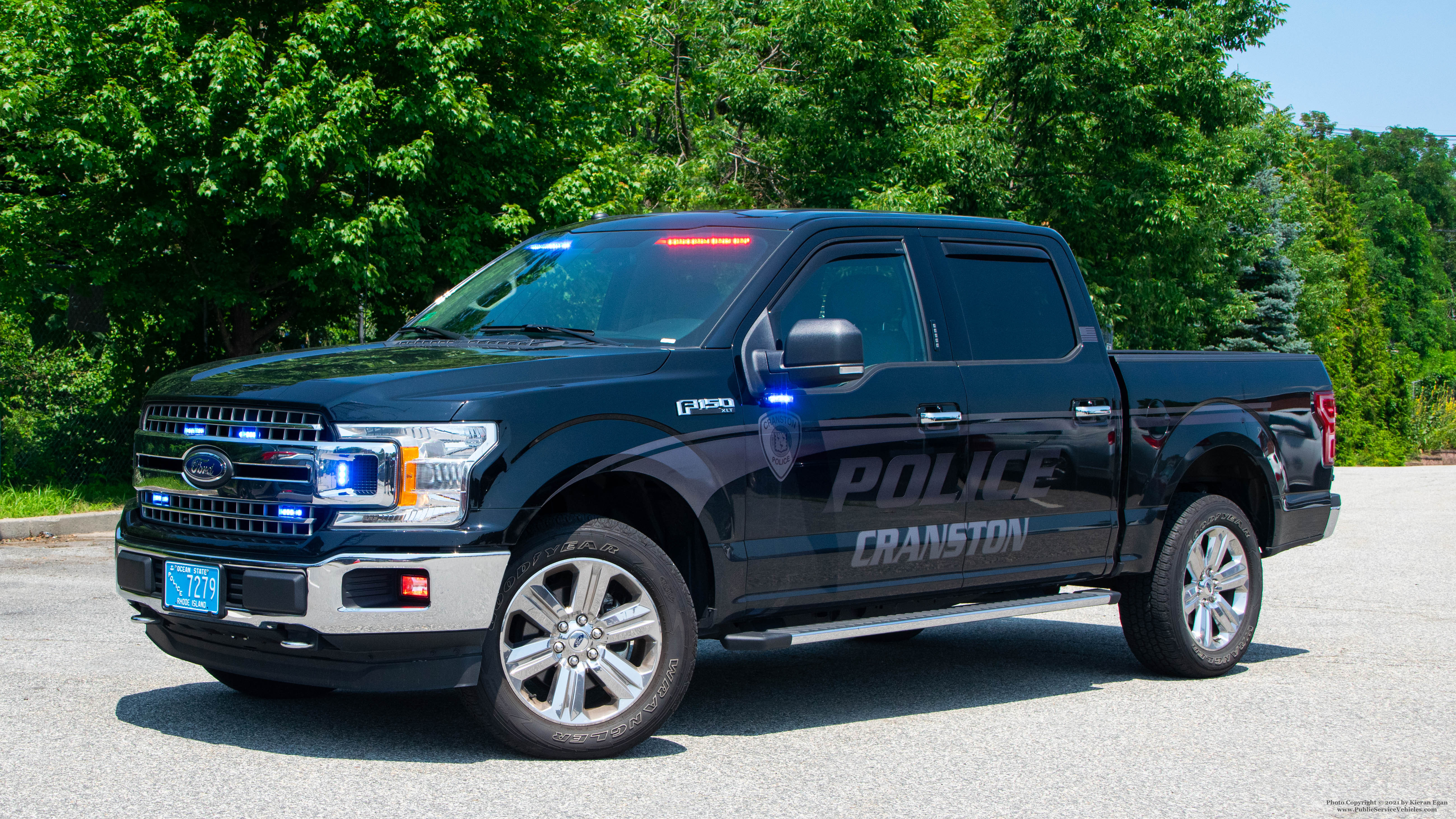 A photo  of Cranston Police
            Pickup Truck, a 2017 Ford F-150 XLT Crew Cab             taken by Kieran Egan