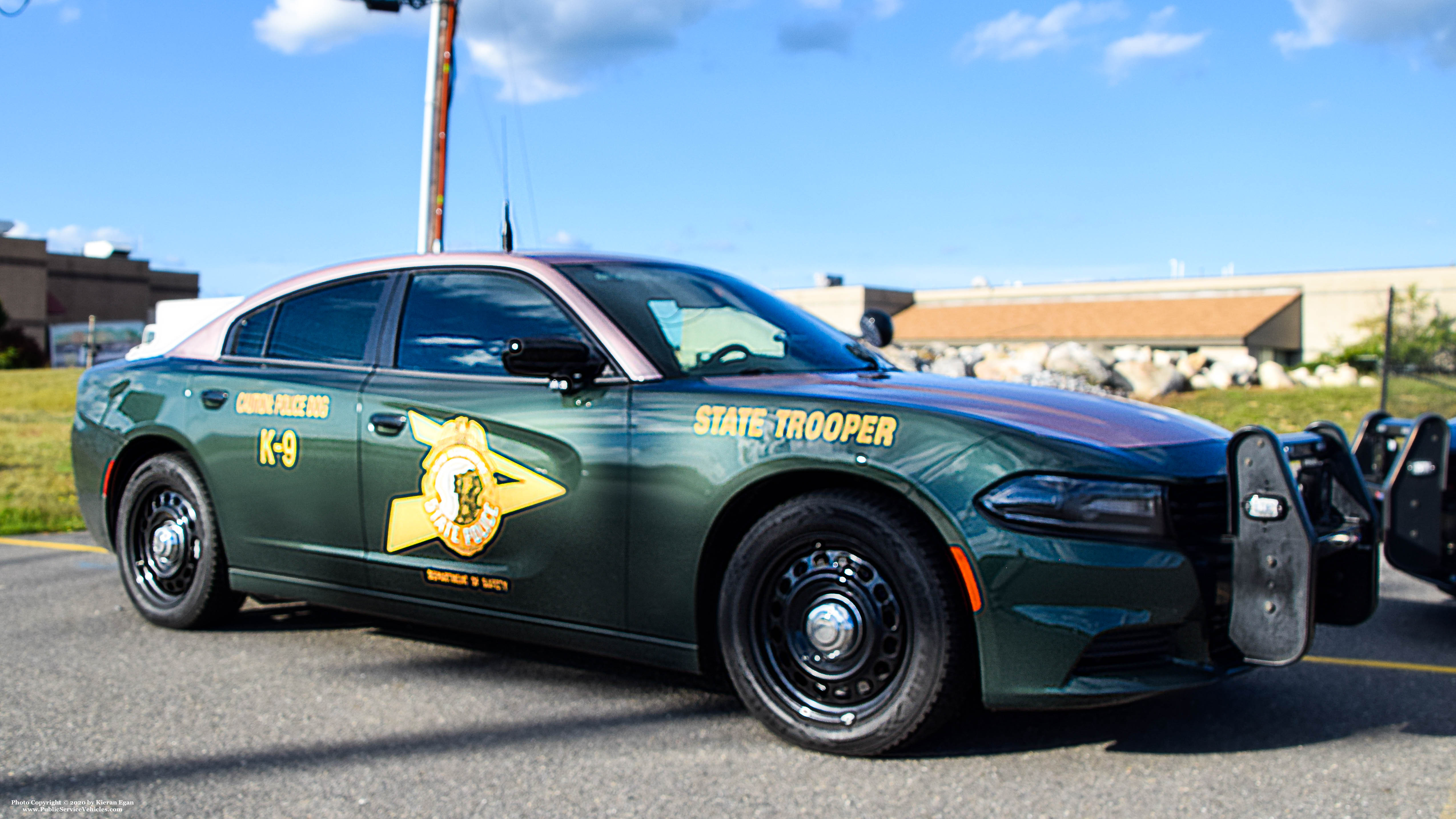 A photo  of New Hampshire State Police
            Cruiser 139, a 2019 Dodge Charger             taken by Kieran Egan