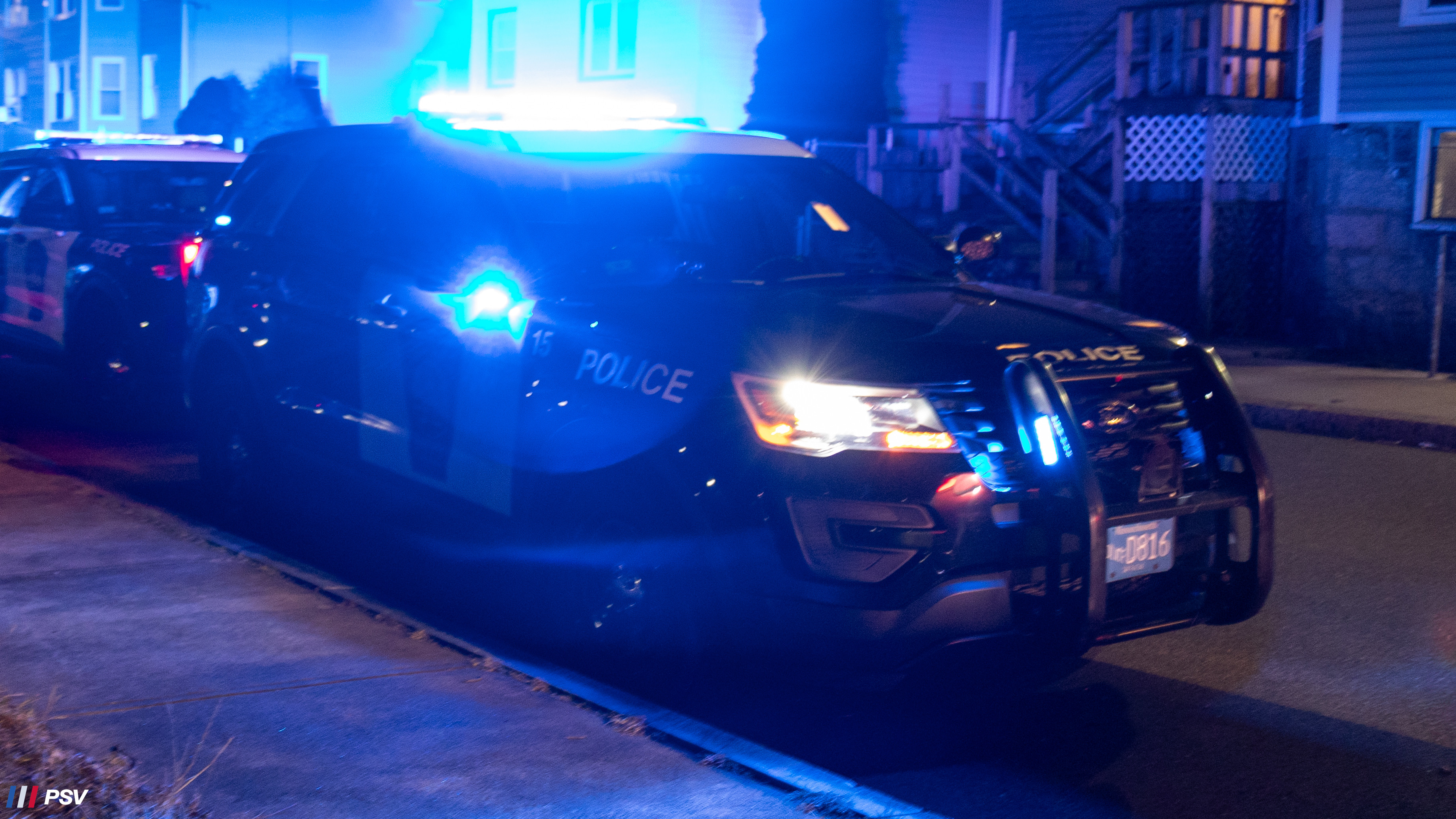 A photo  of Fall River Police
            Car 15, a 2018 Ford Police Interceptor Utility             taken by Kieran Egan