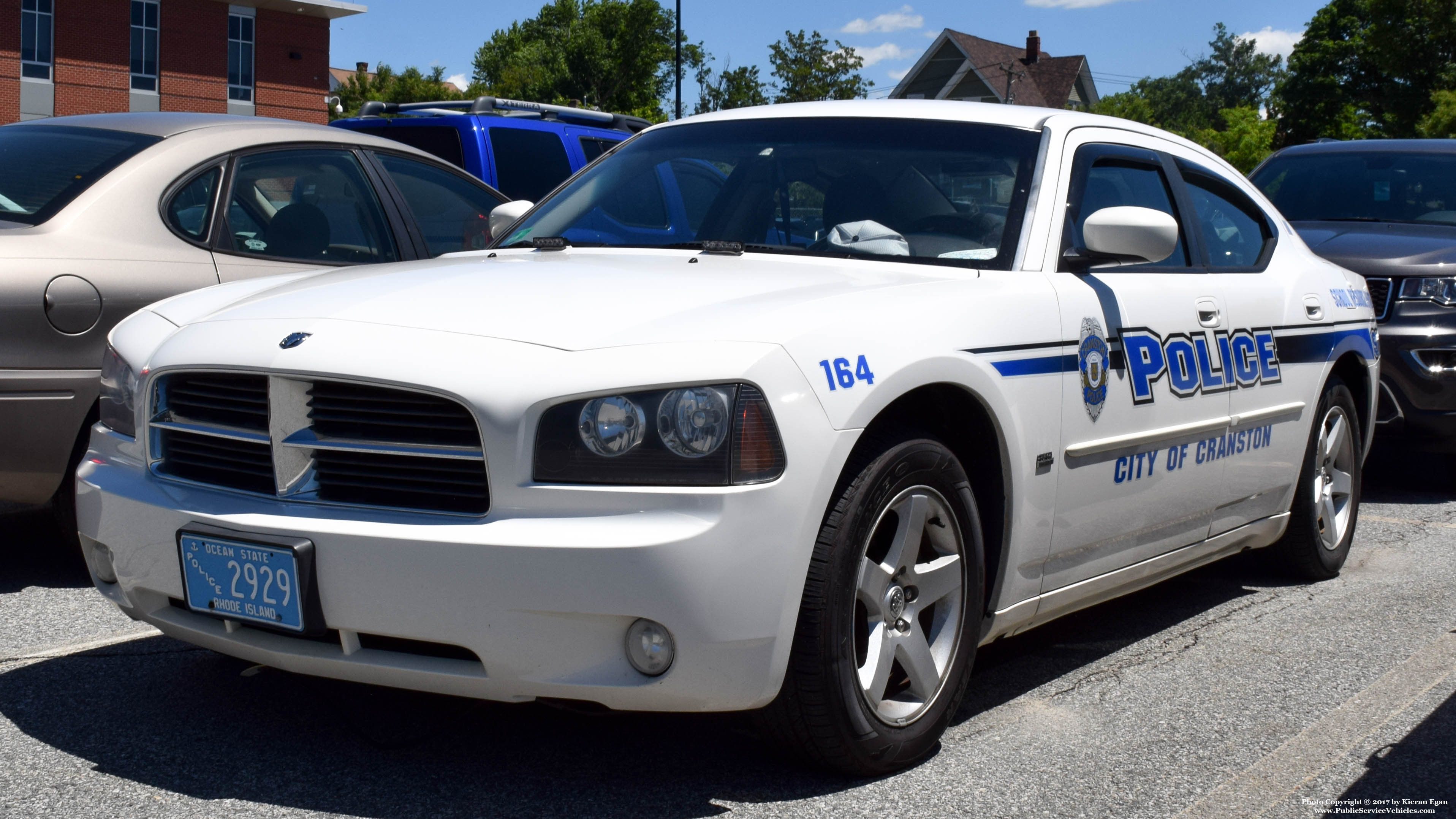 A photo  of Cranston Police
            Cruiser 164, a 2006-2010 Dodge Charger             taken by Kieran Egan